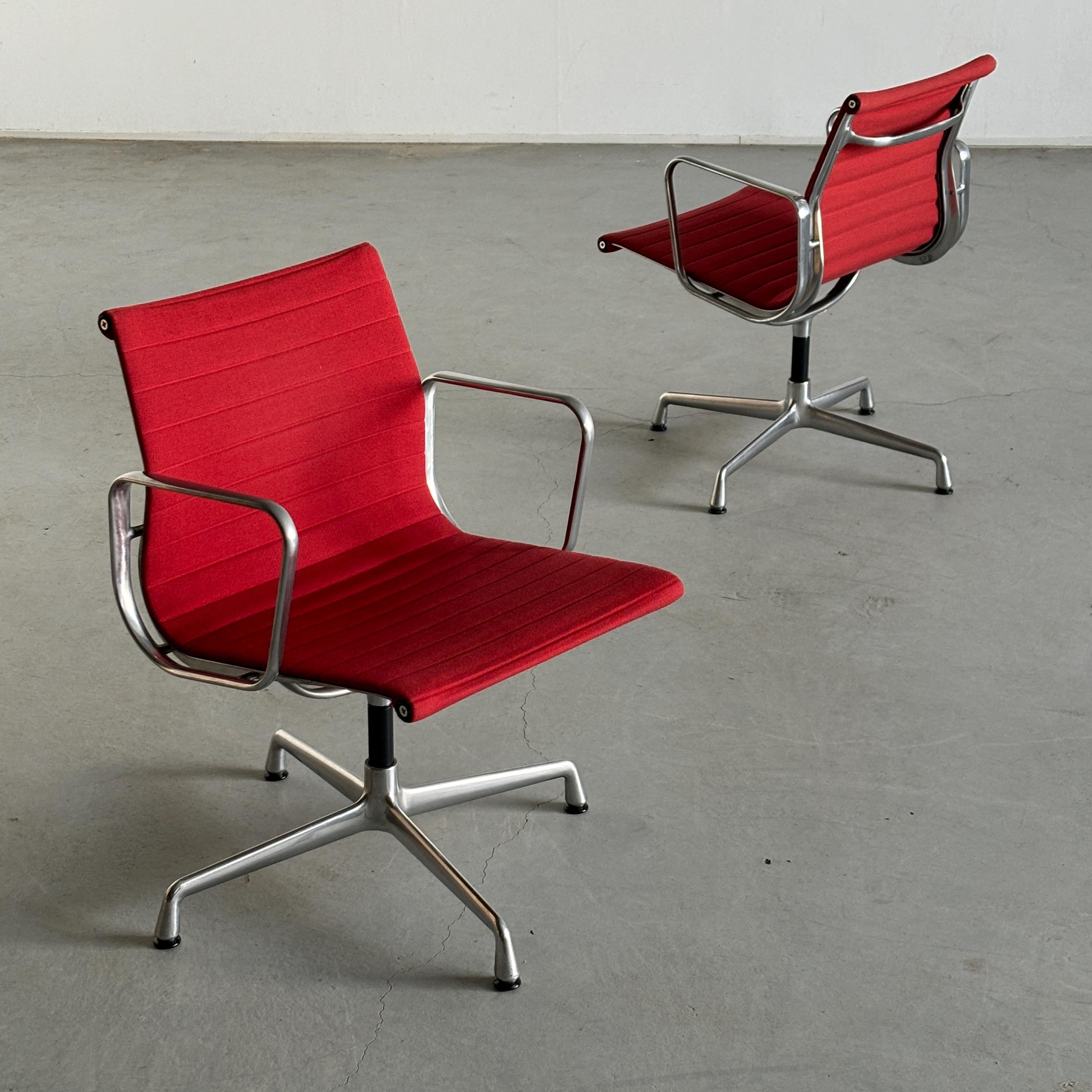 Eames 'EA107’ Desk Chairs by Vitra, 1990s