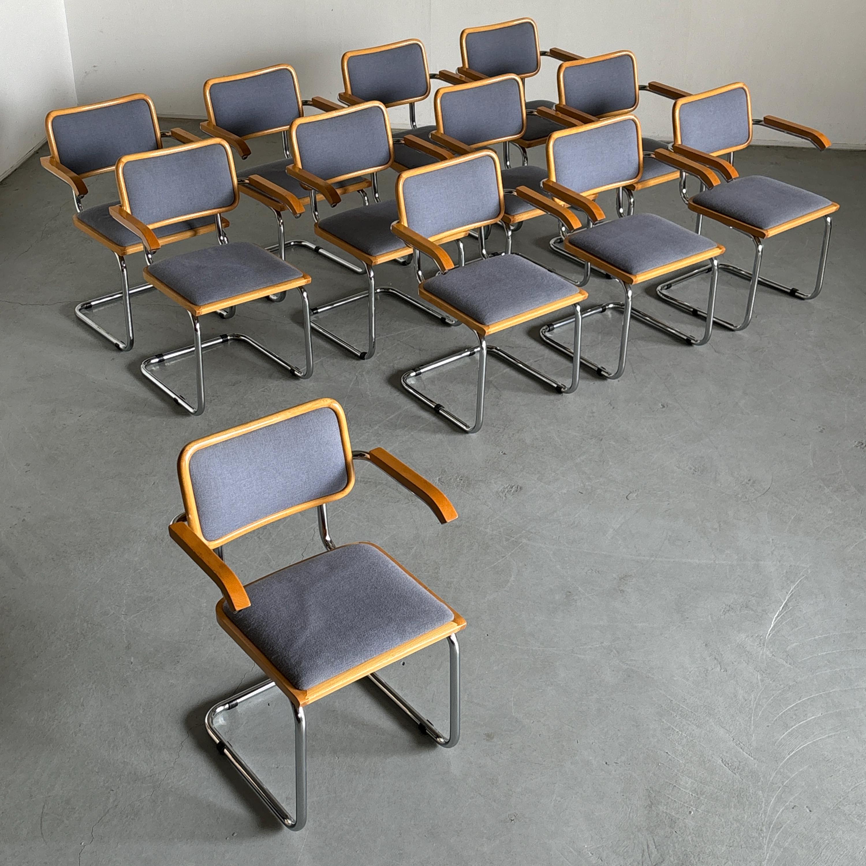 Marcel Breuer B64 Cesca Armchairs by Bene Austria
