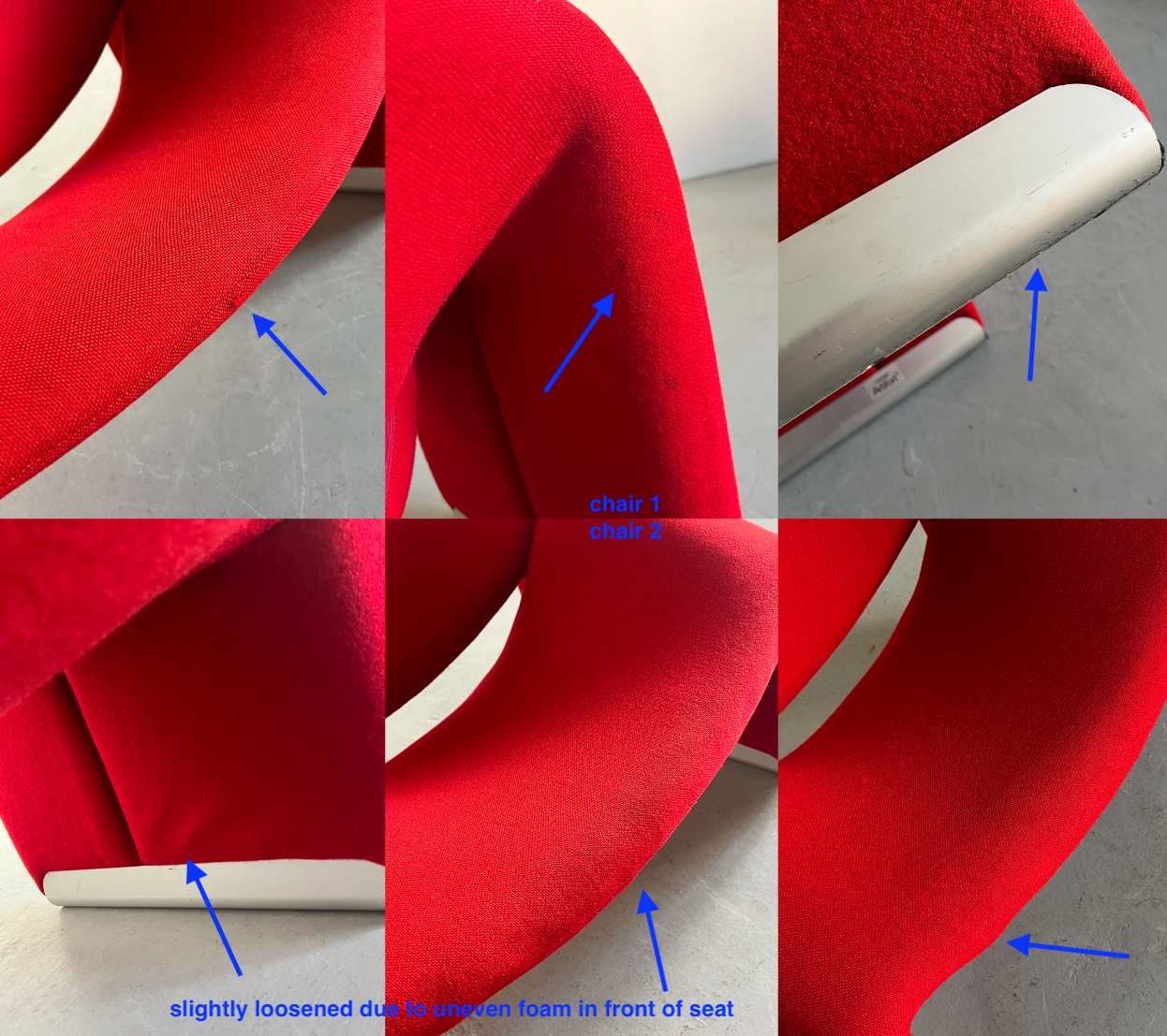 Iconic F598 ‘Groovy’ Chairs by Pierre Paulin for Artifort