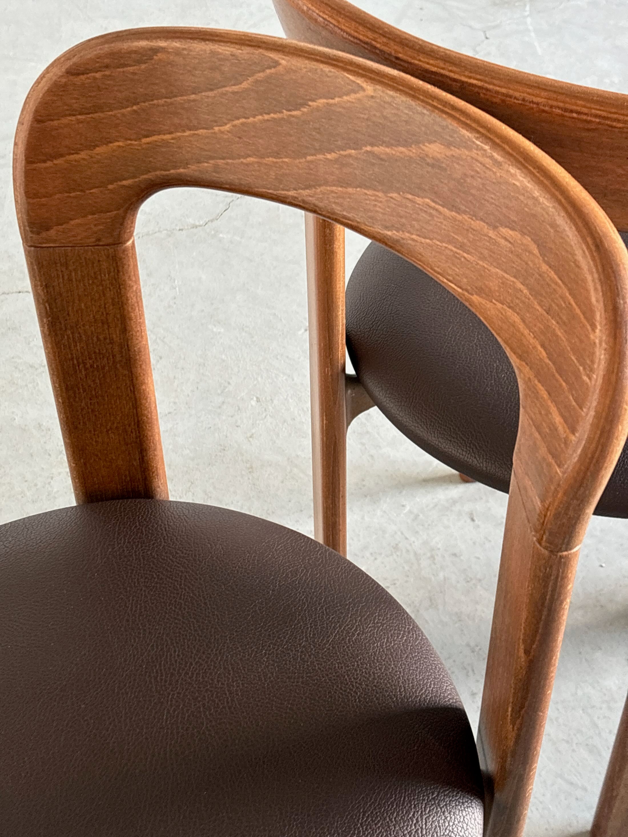 Bruno Rey Dining Chairs by Kusch & Co