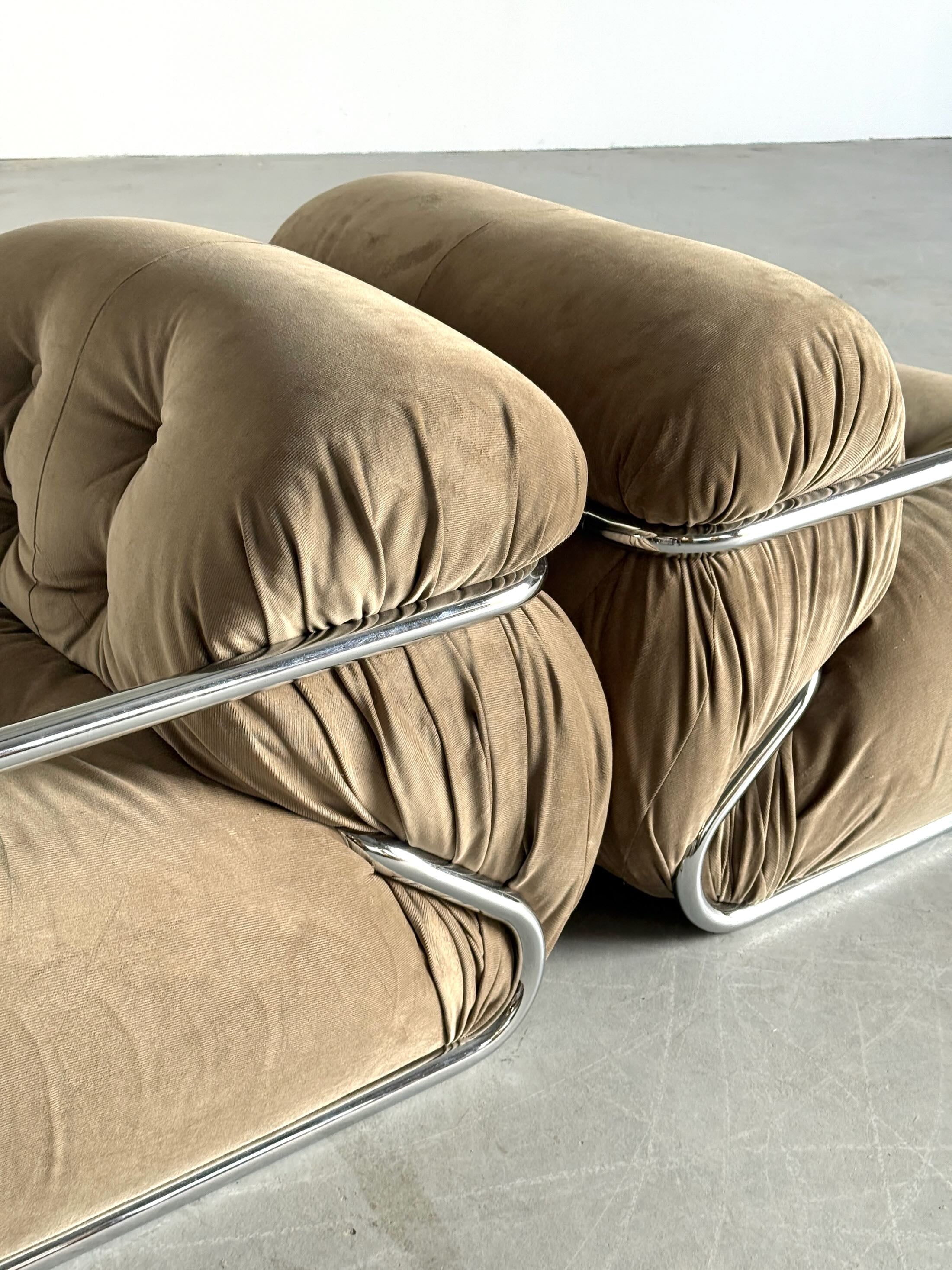 Vintage Italian Armchairs by Mario Sabot