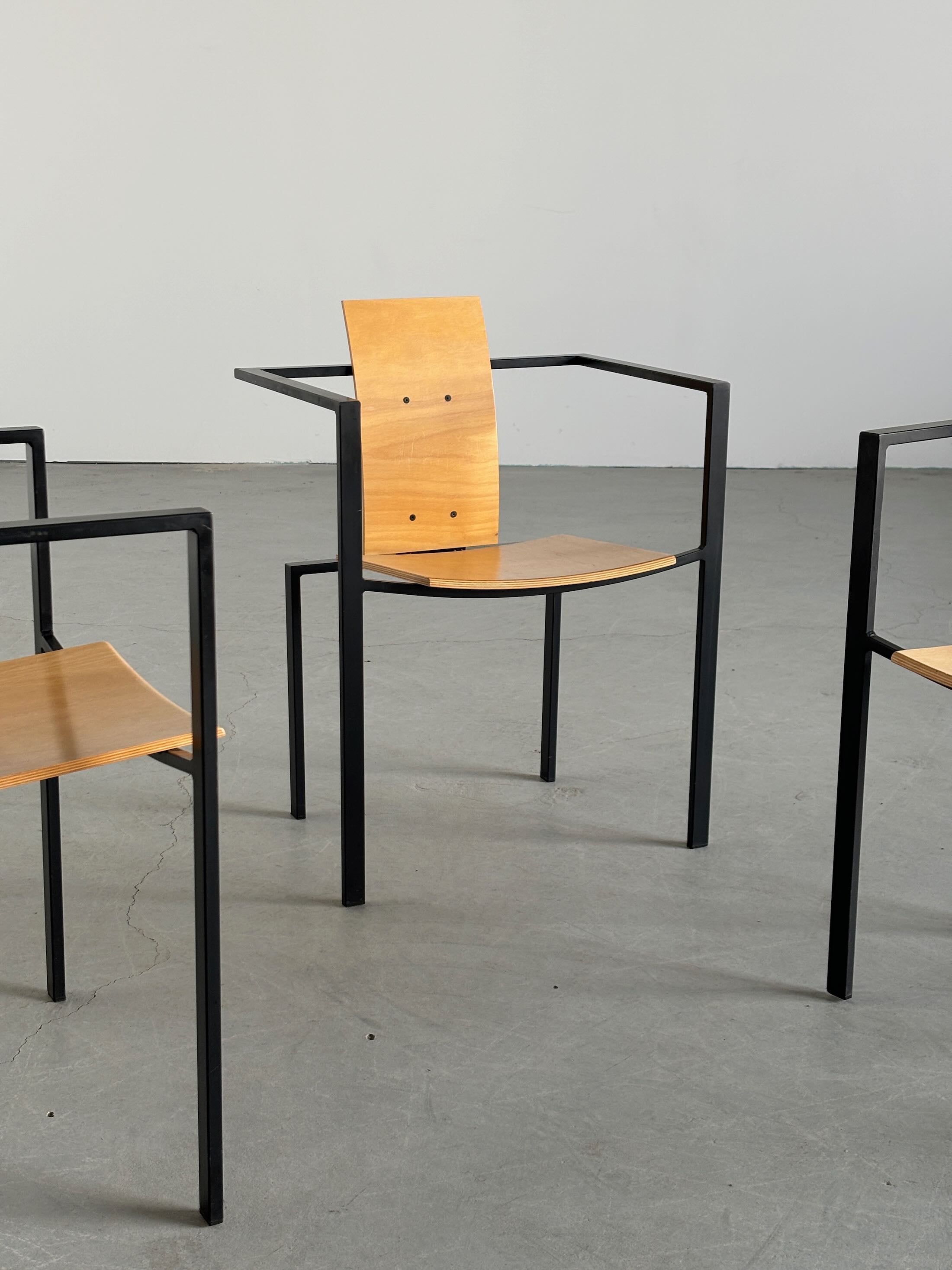 Geometrical Chairs by Karl Friedrich Förster for KFF