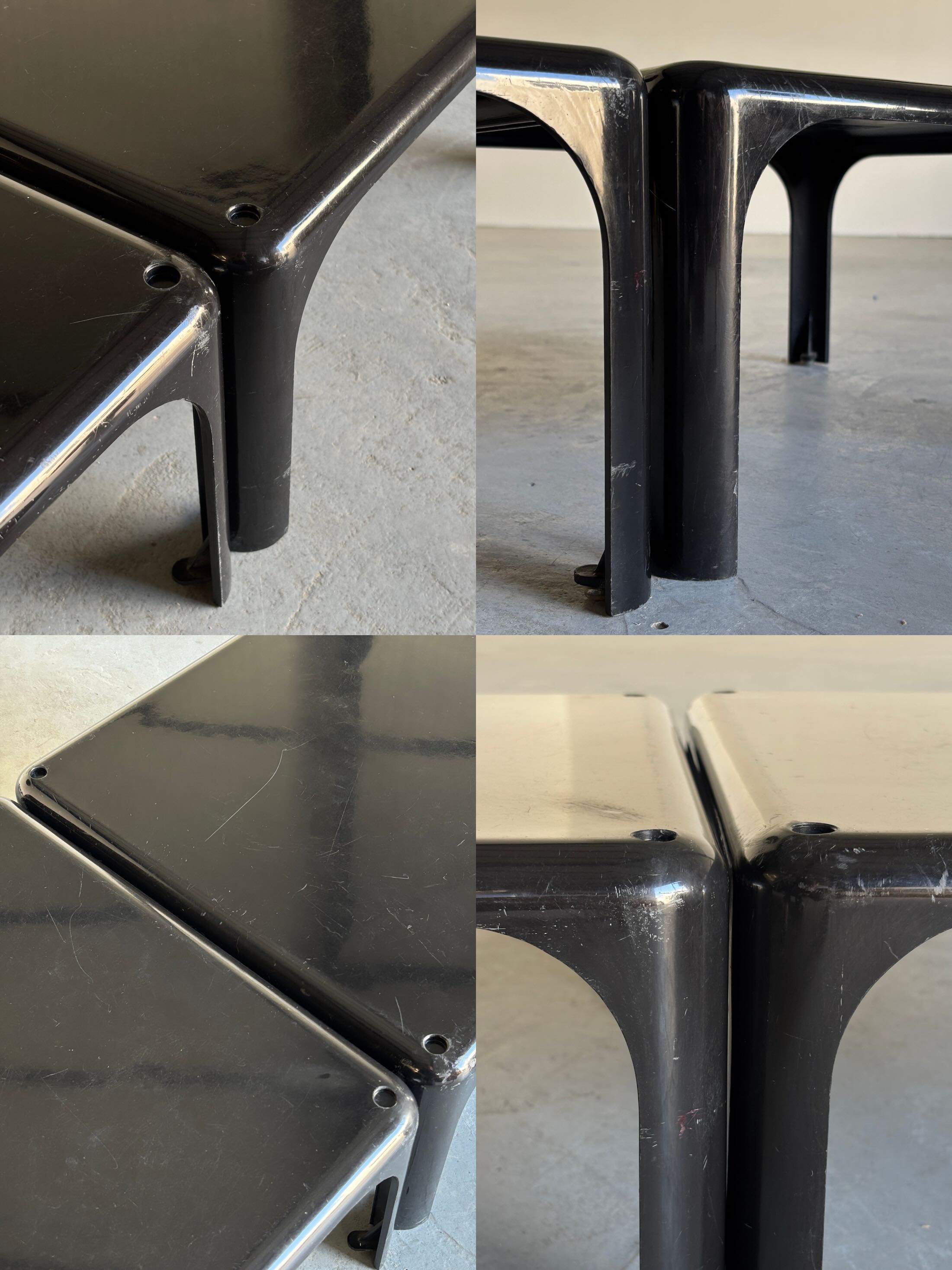 'Demetrio 45' Side Tables, Vico Magistretti for Artemide Milano