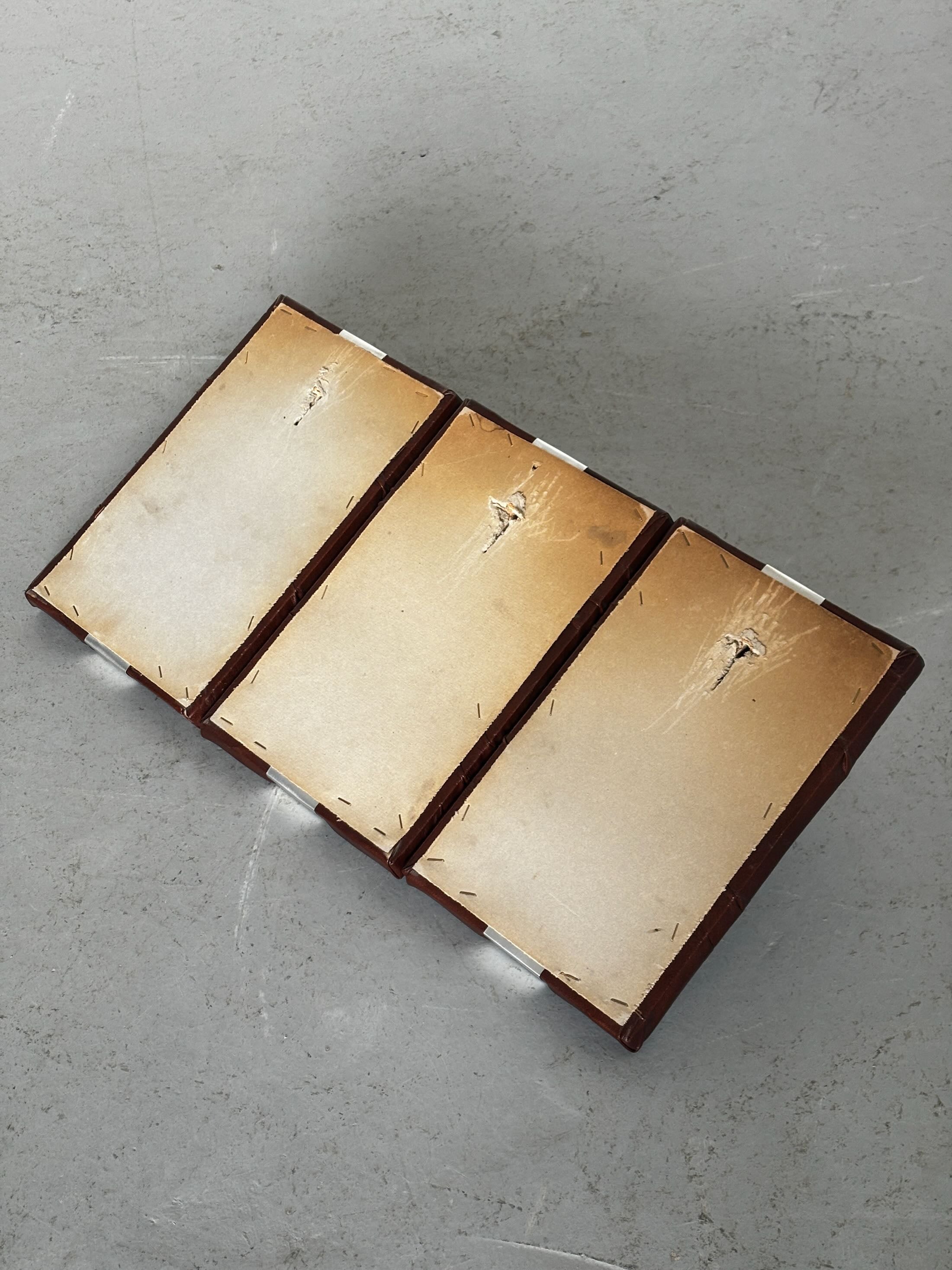 Wall-Mounted Coat Racks in Chrome and Leather