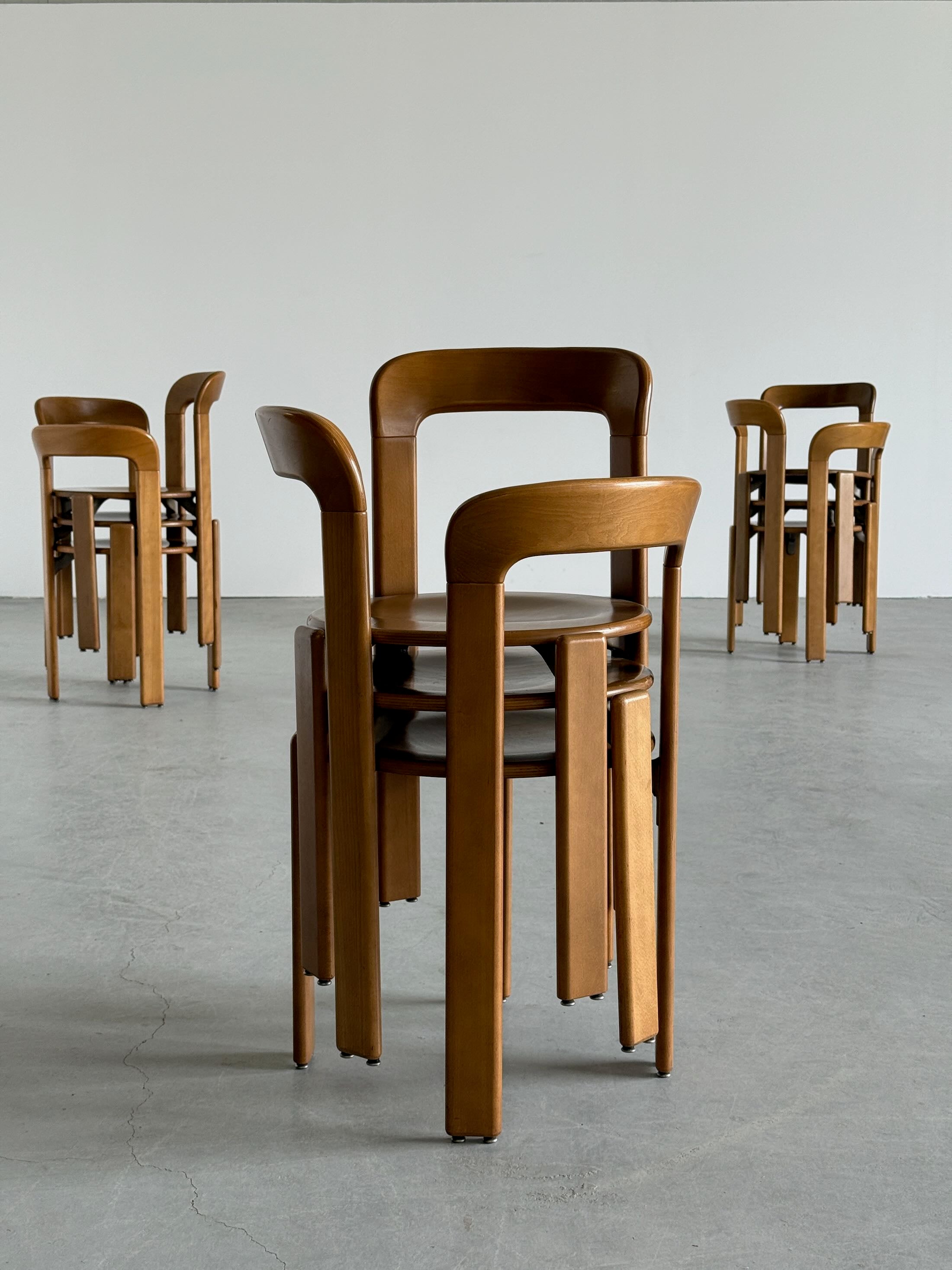 Bruno Rey Dining Chairs for Dietiker