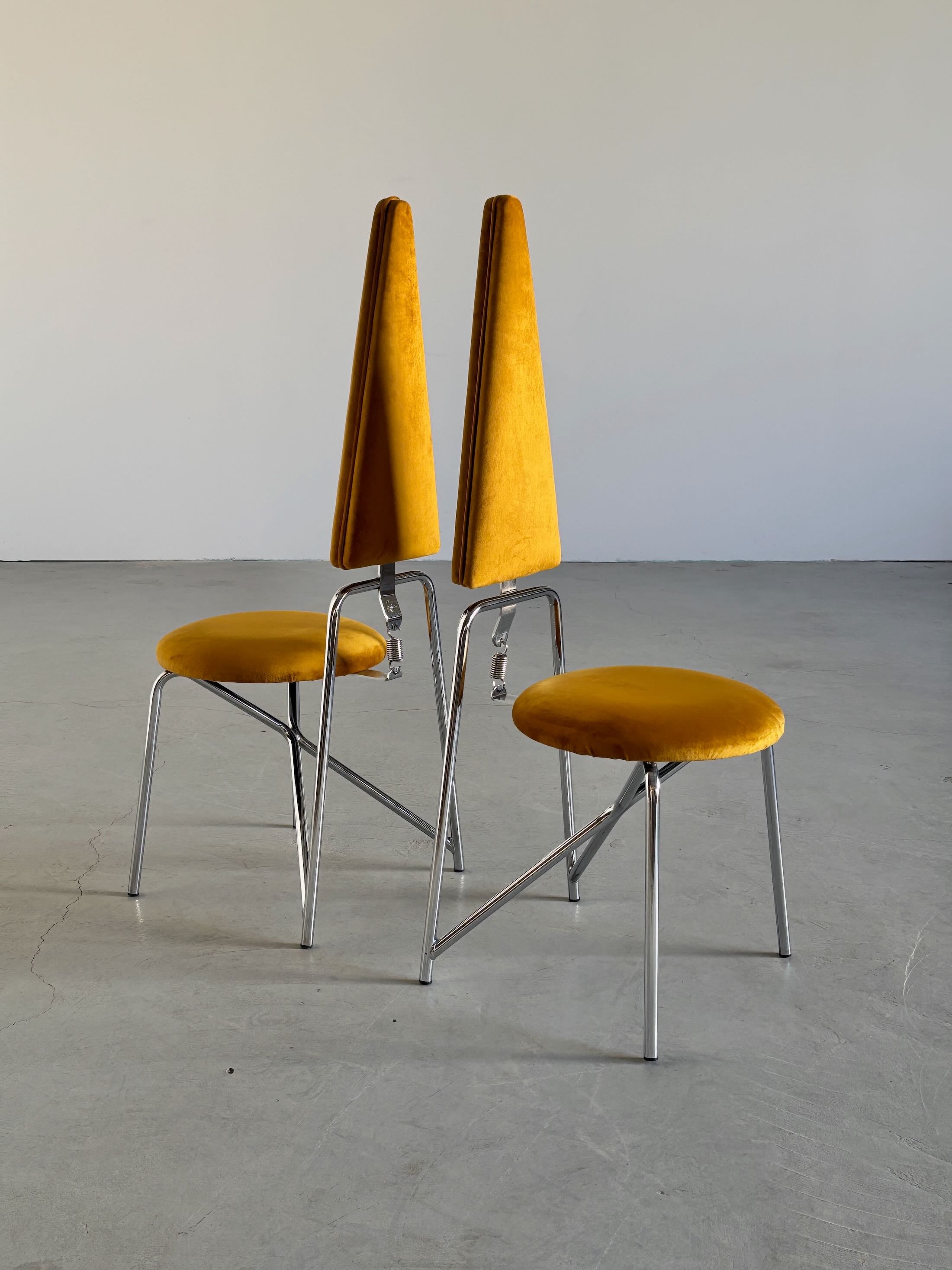 Geometric Dining Chairs by Rach Finazzi