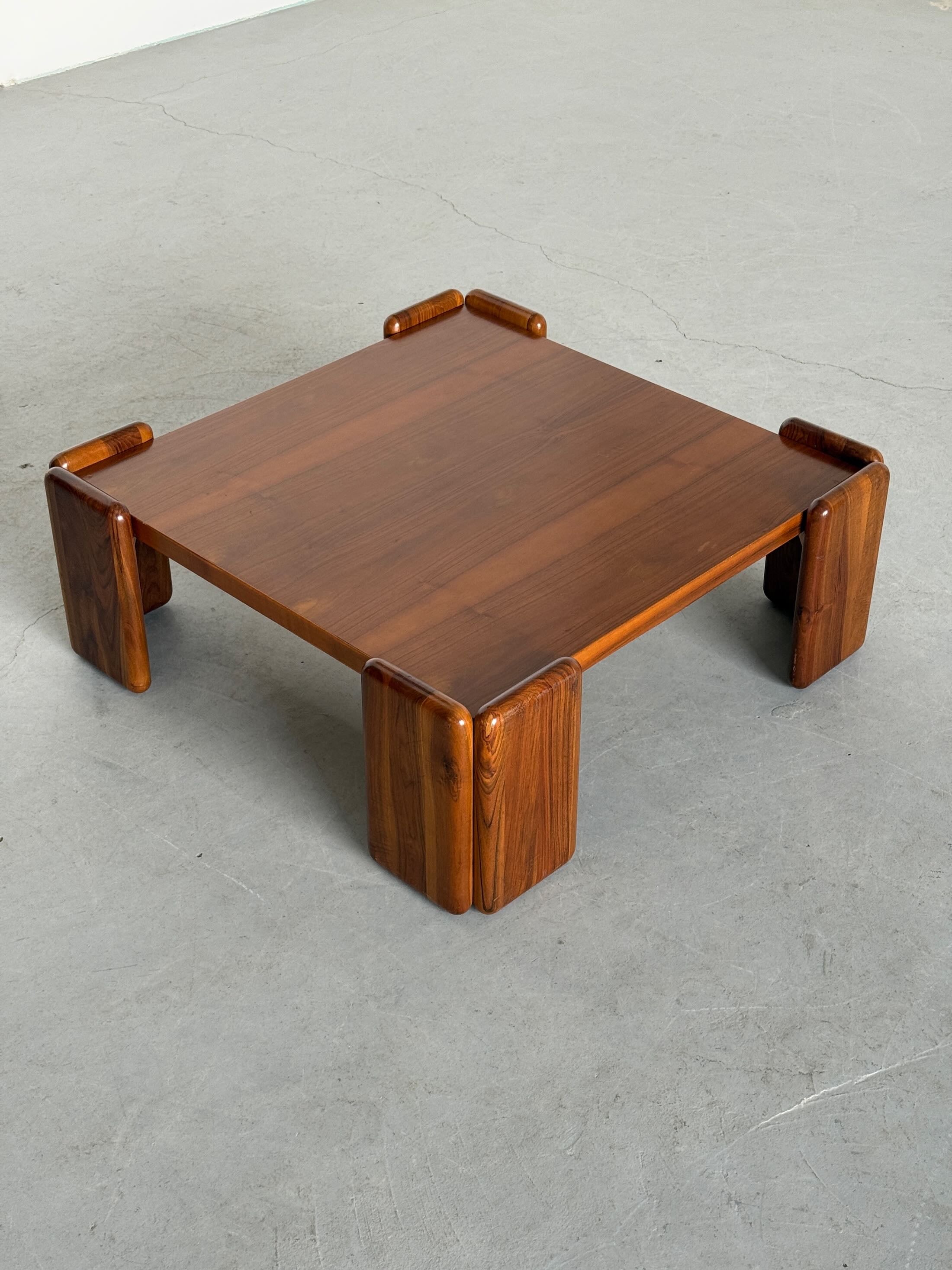 Walnut Coffee Table by Mario Marenco for Mobilgirgi
