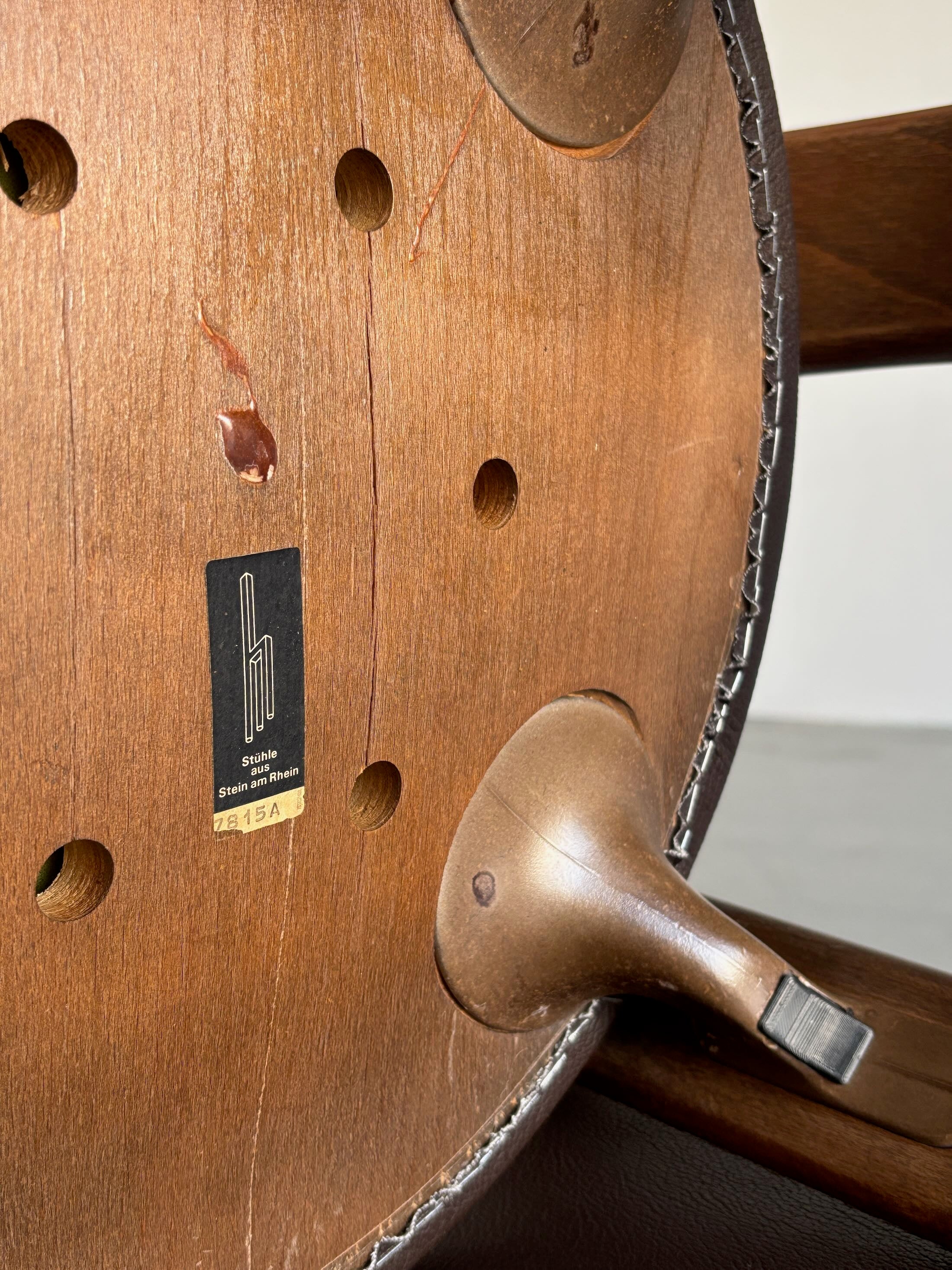 Bruno Rey Dining Chairs by Kusch & Co