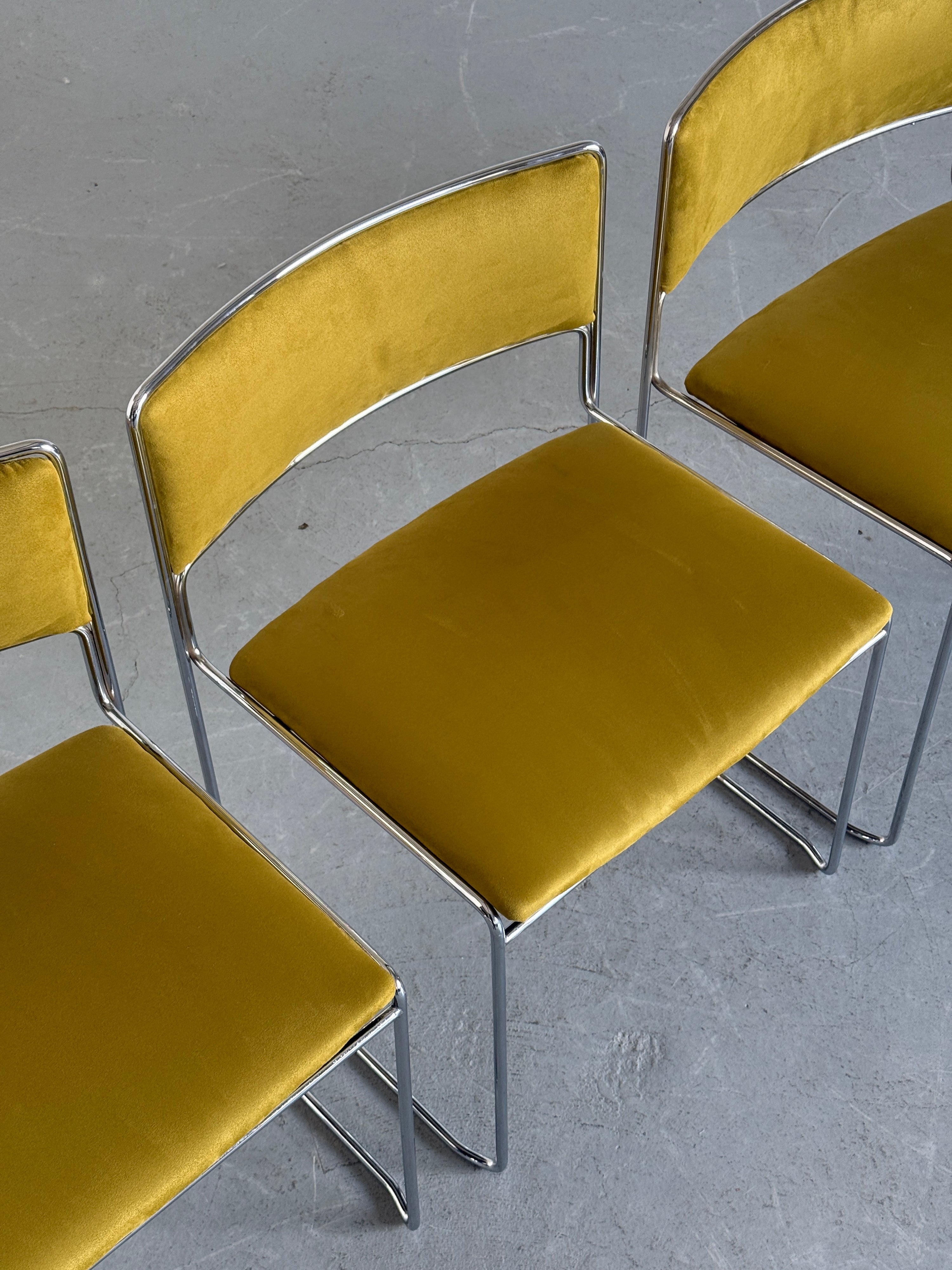 FK90 Chairs by Preben Fabricius and Jorgen Kastholm for Kill International