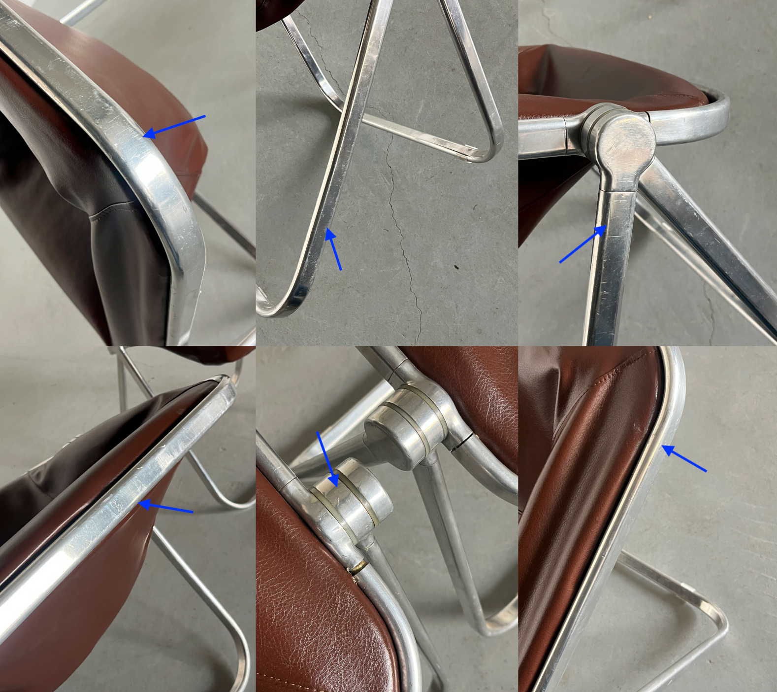 ‘Plona’ Folding Chairs by Giancarlo Piretti for Anonima Castelli