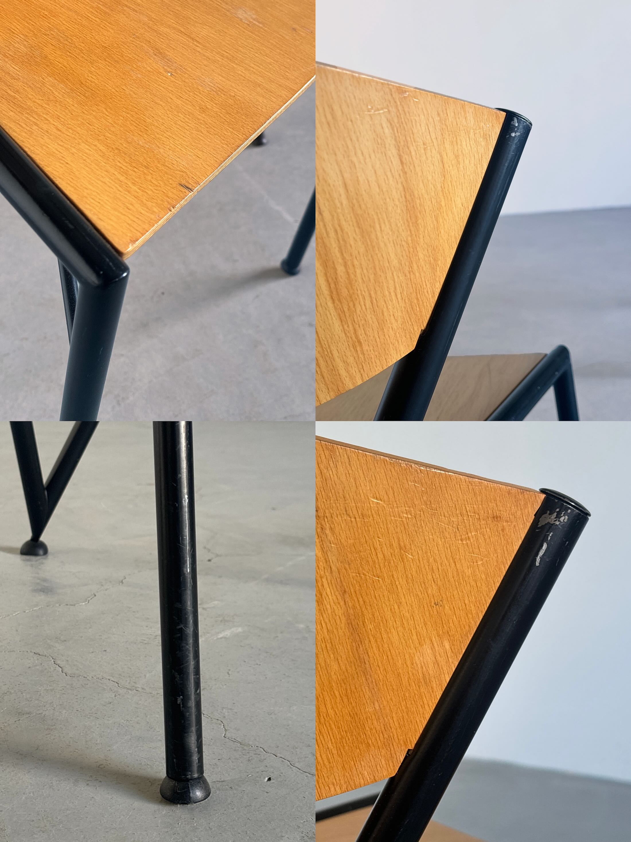 Metal Framed Plywood ‘D-Tec’ Chairs