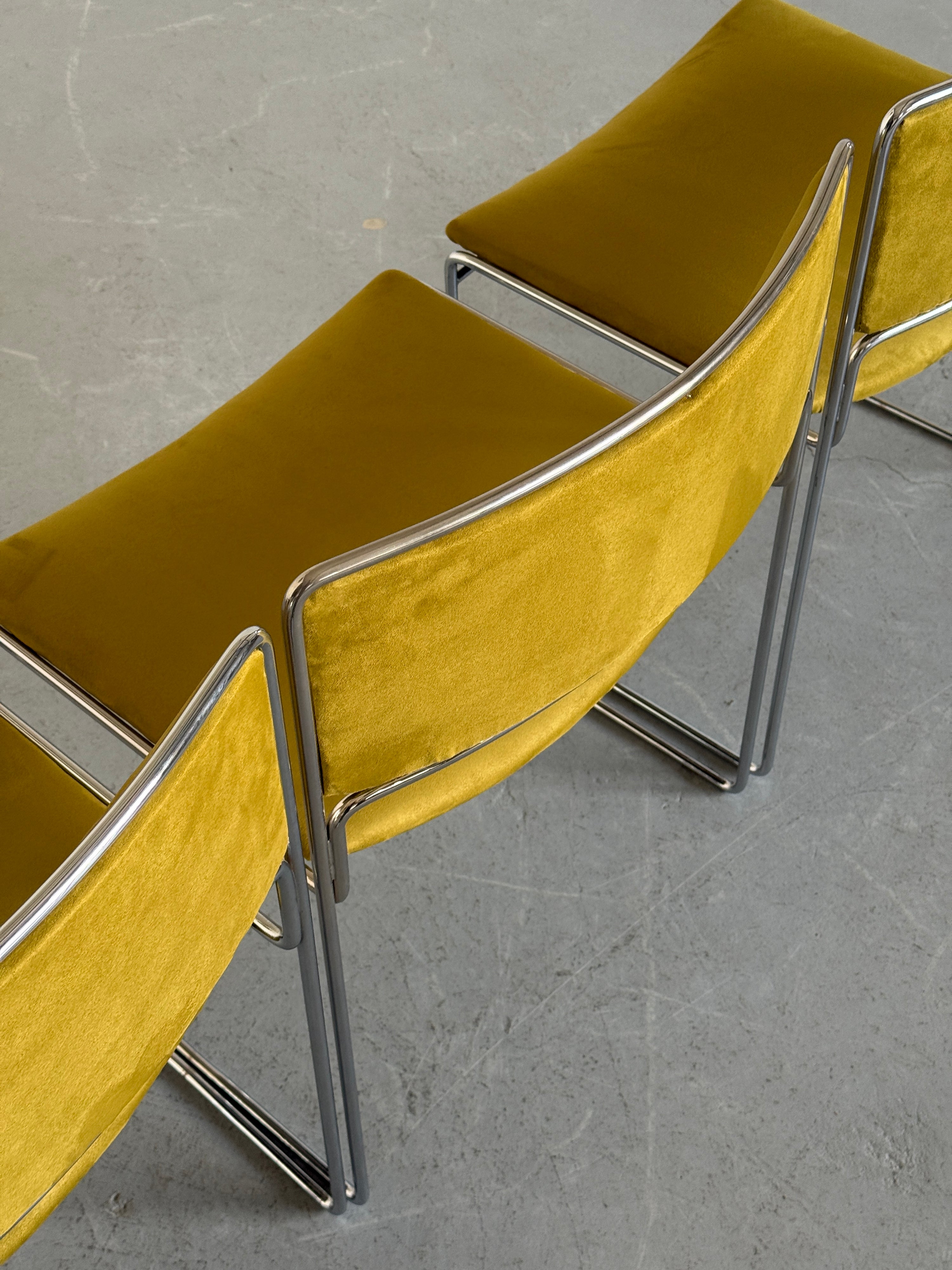 FK90 Chairs by Preben Fabricius and Jorgen Kastholm for Kill International