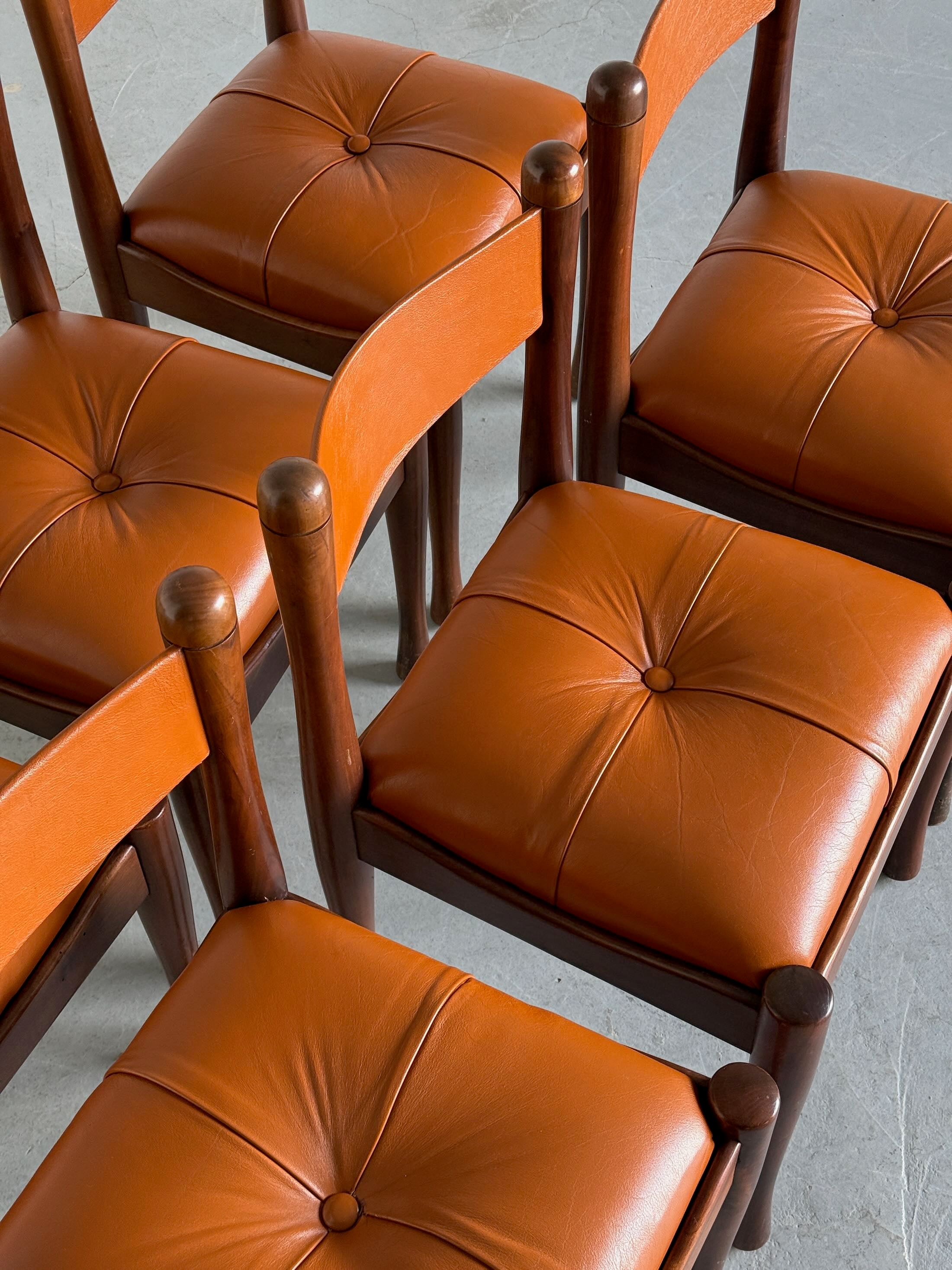 Dining Chairs by Silvio Coppola for Bernini