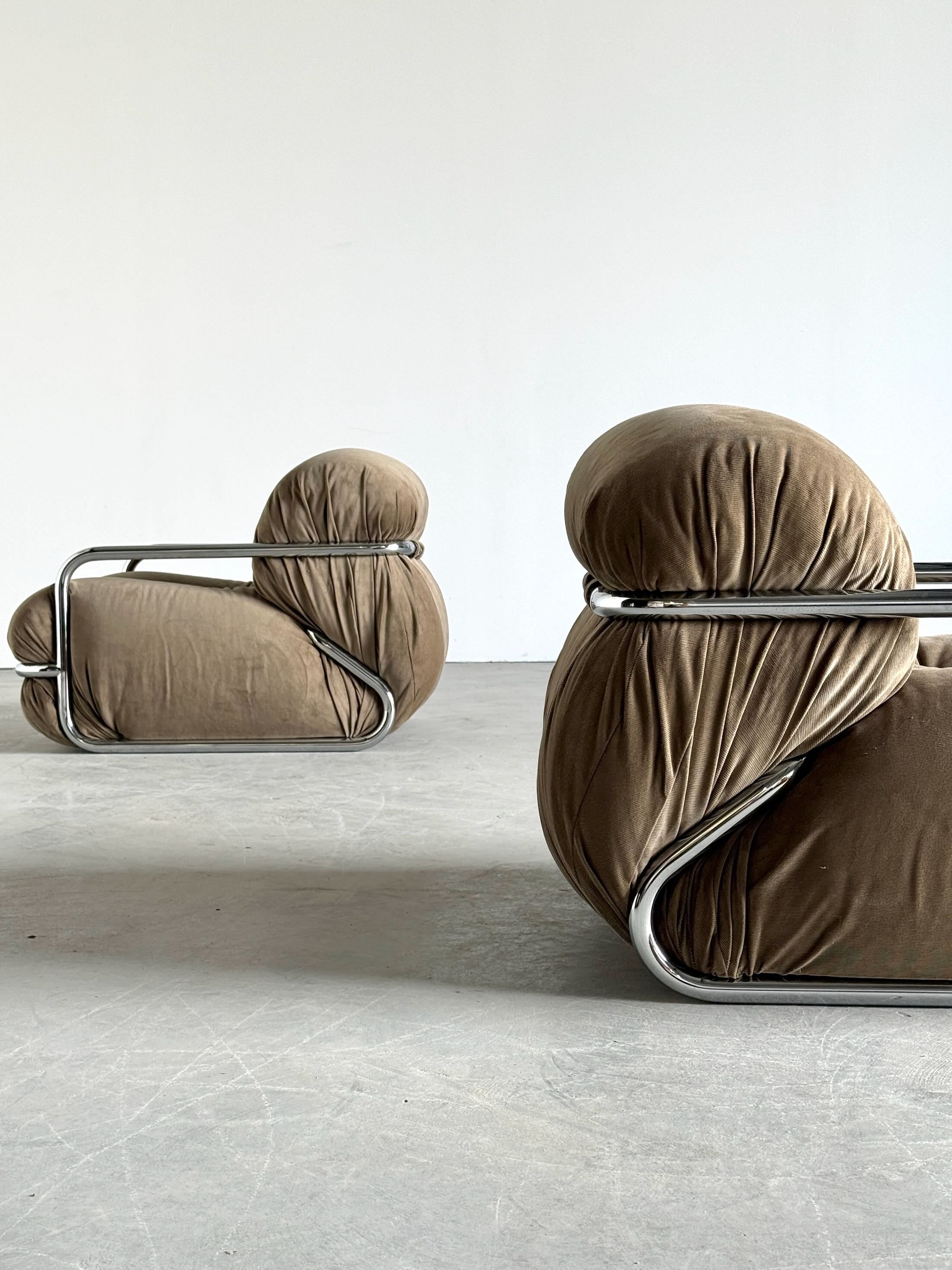 Vintage Italian Armchairs by Mario Sabot