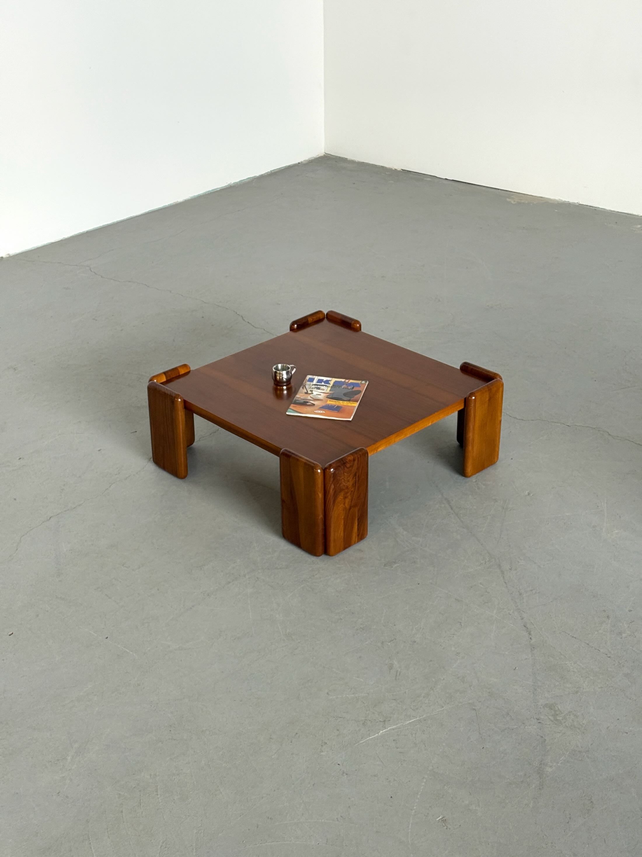 Walnut Coffee Table by Mario Marenco for Mobilgirgi