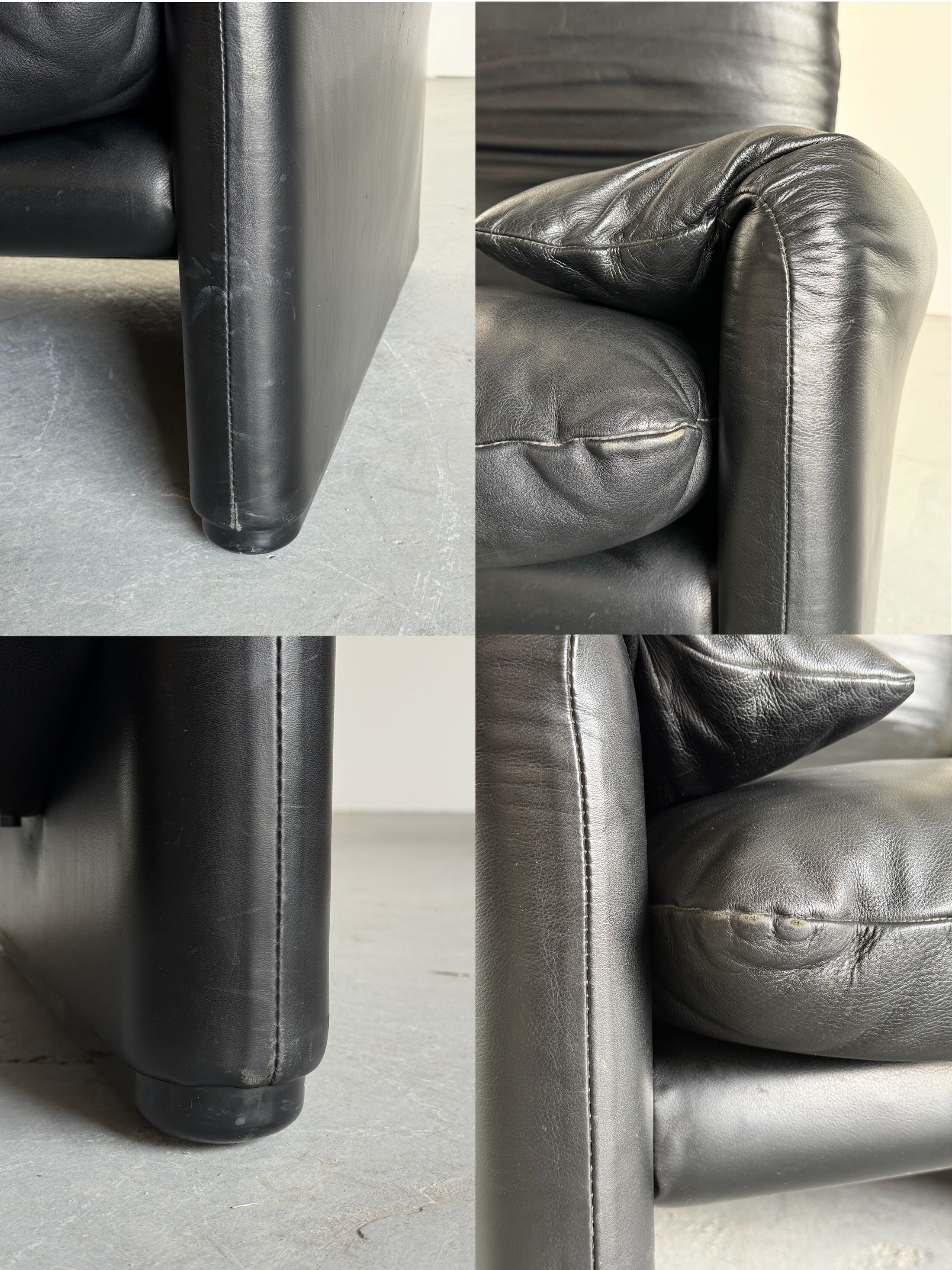 'Maralunga' Seating Set by Vico Magistretti for Cassina