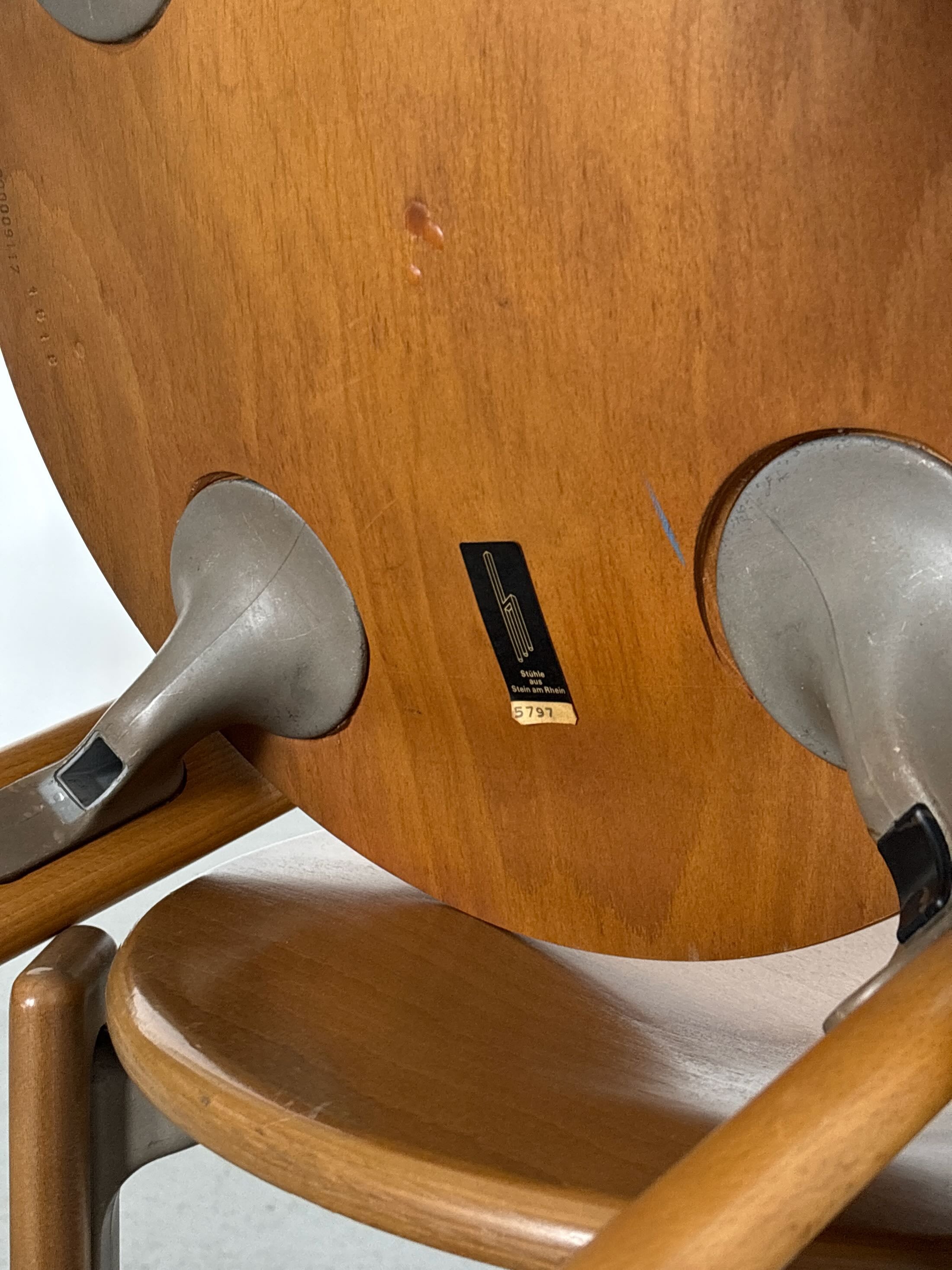 Bruno Rey Dining Chairs for Dietiker