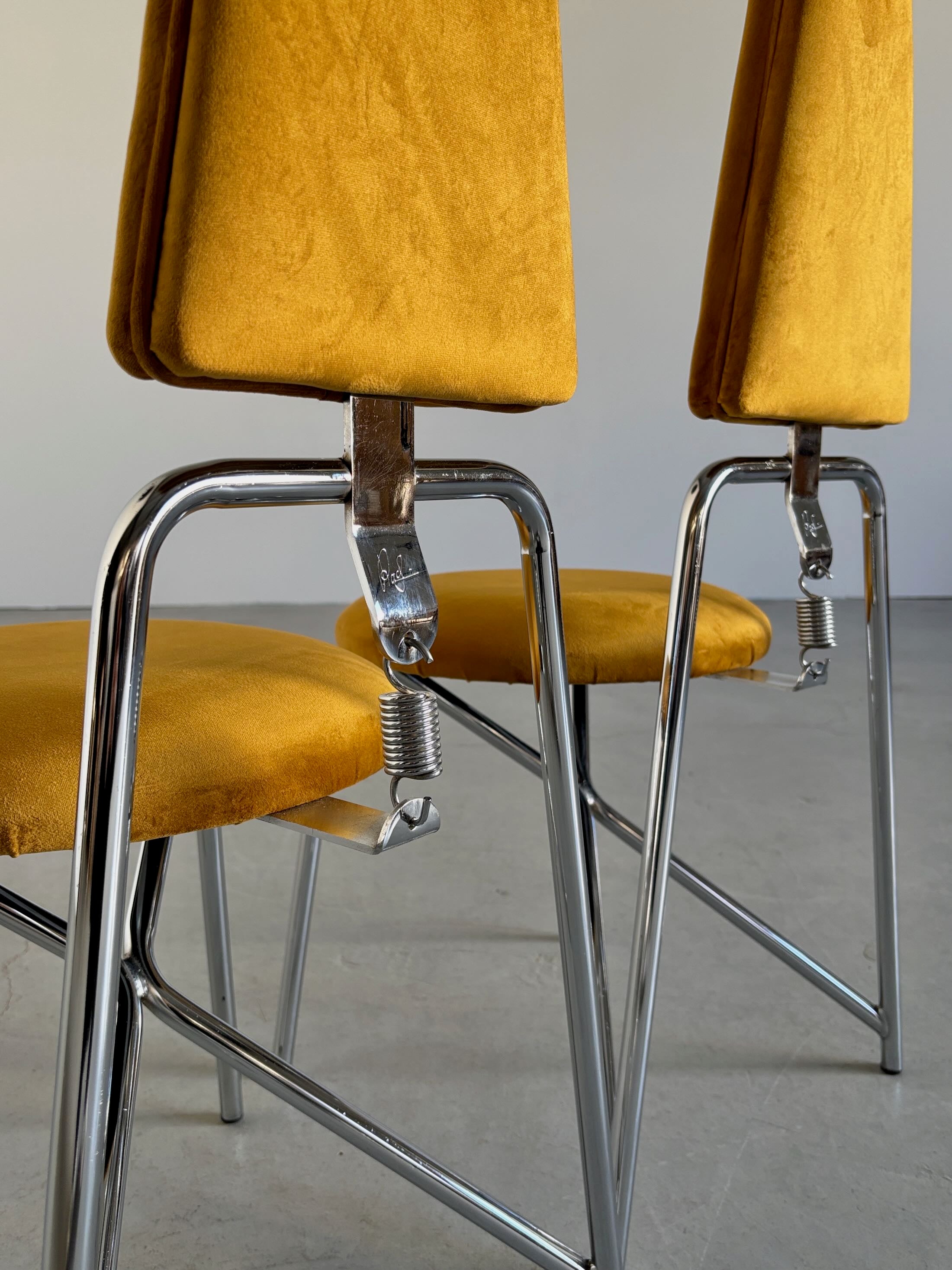 Geometric Dining Chairs by Rach Finazzi