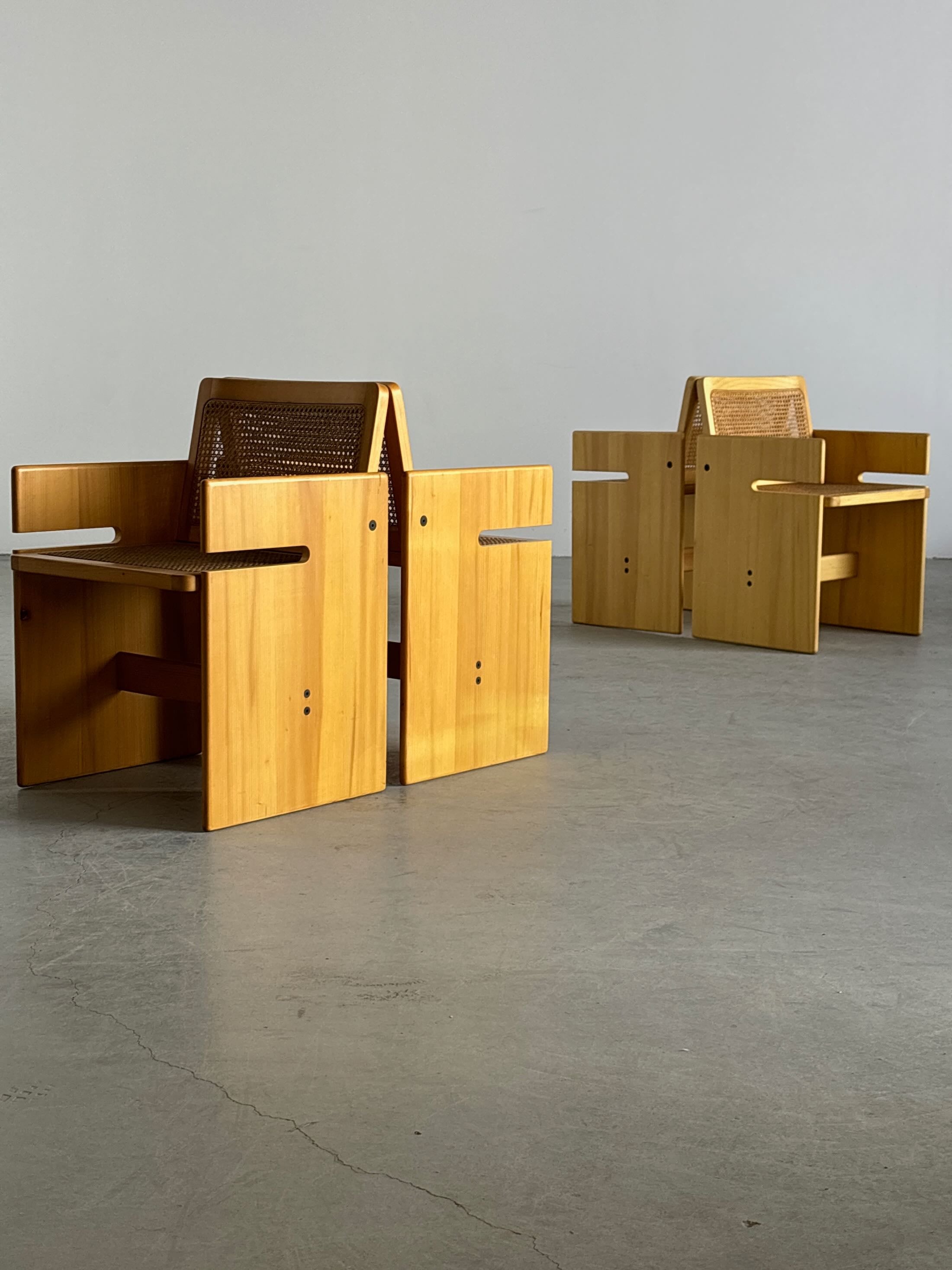 French Postmodern Armchairs