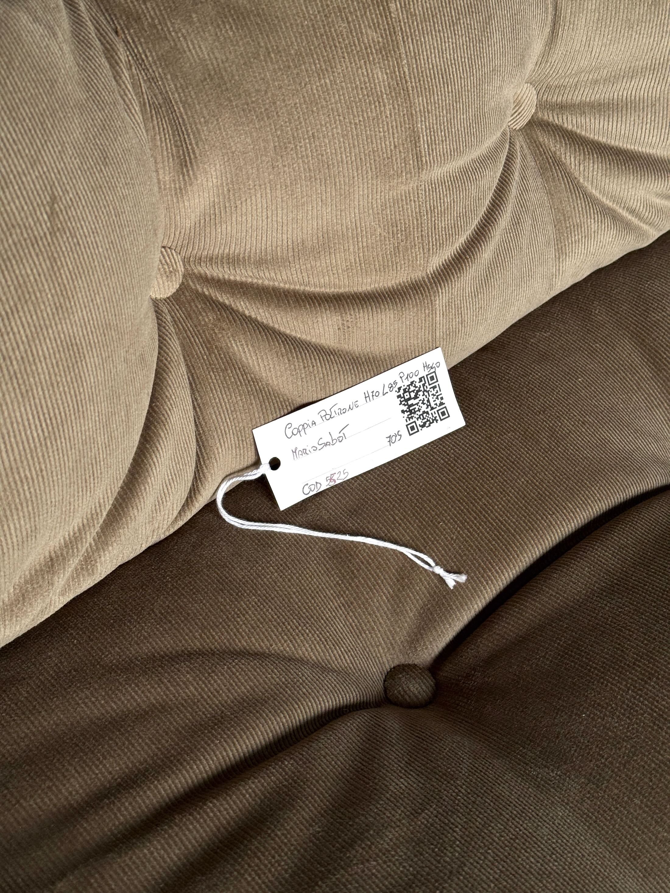 Vintage Italian Armchairs by Mario Sabot