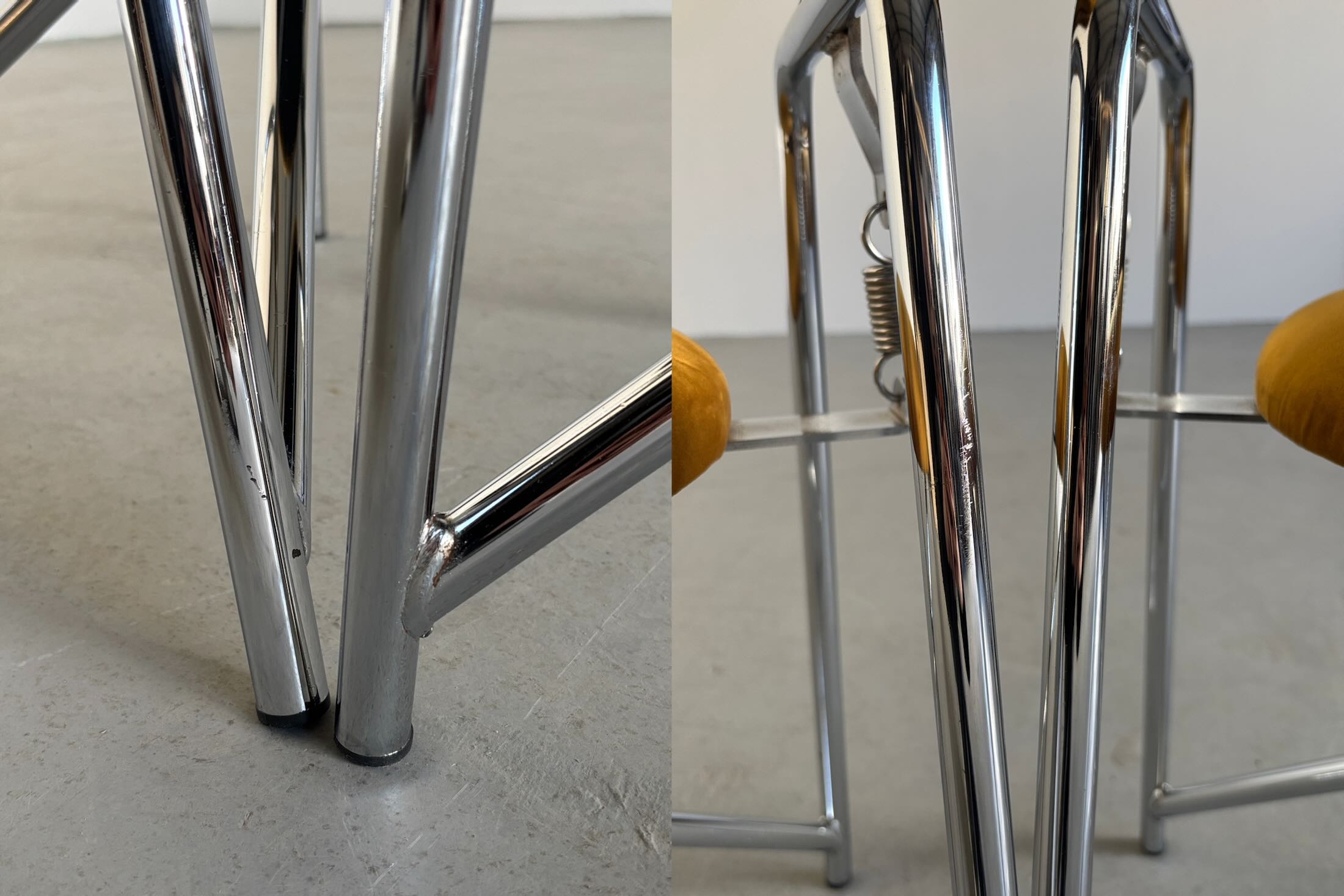 Geometric Dining Chairs by Rach Finazzi