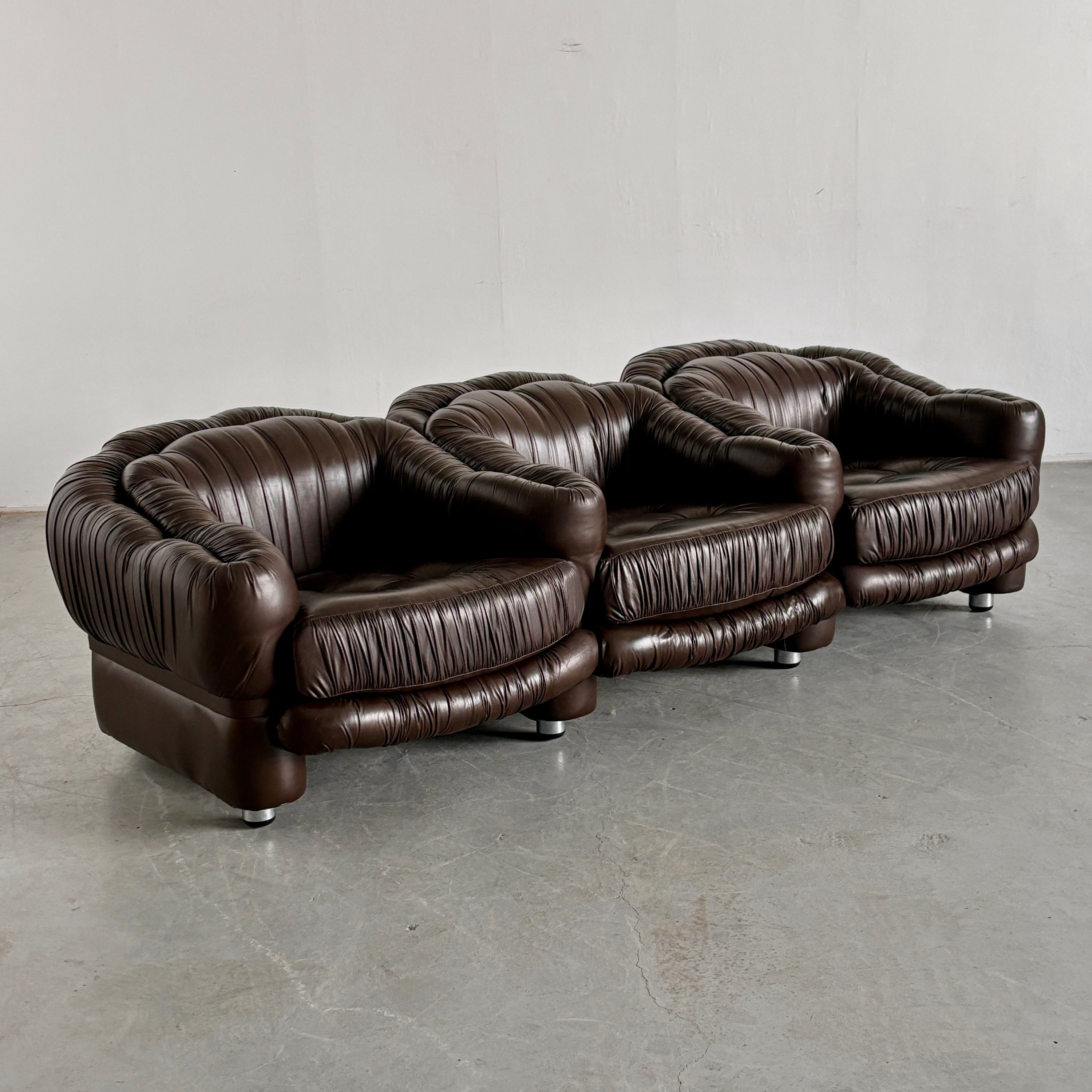 Three-Seater Sofa by Axel Di Pietrobon, 1970s Italy