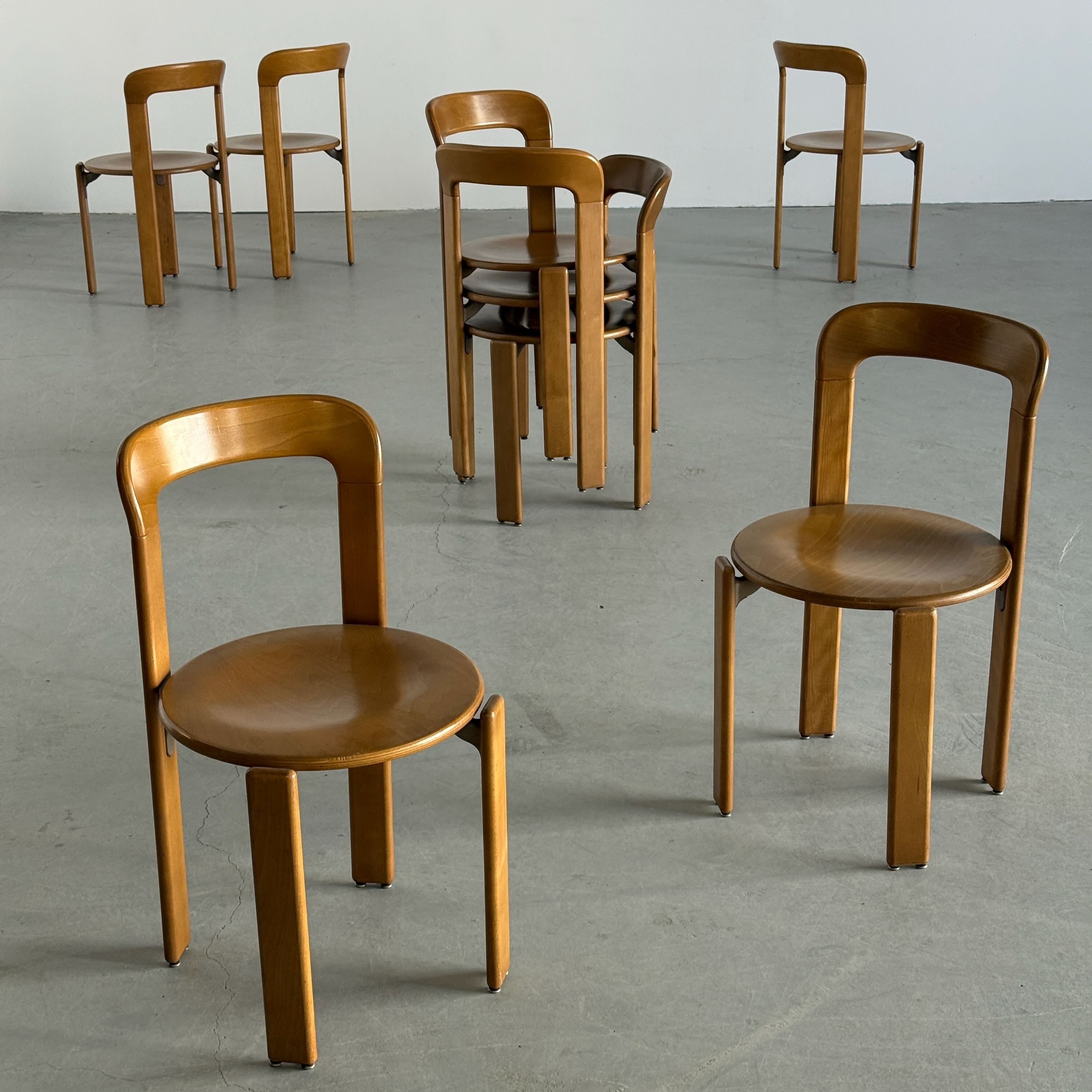 Bruno Rey Dining Chairs for Dietiker