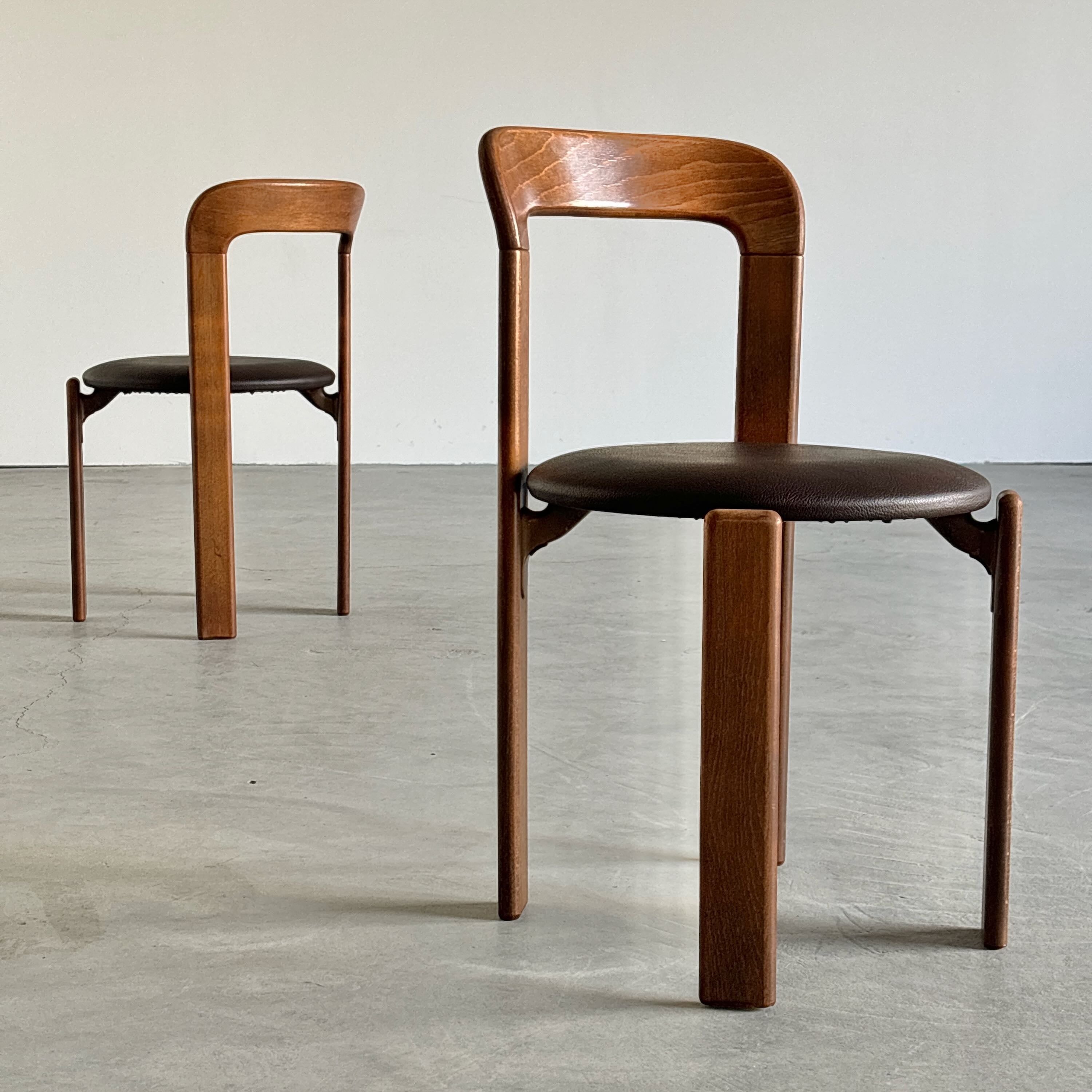 Bruno Rey Dining Chairs by Kusch & Co