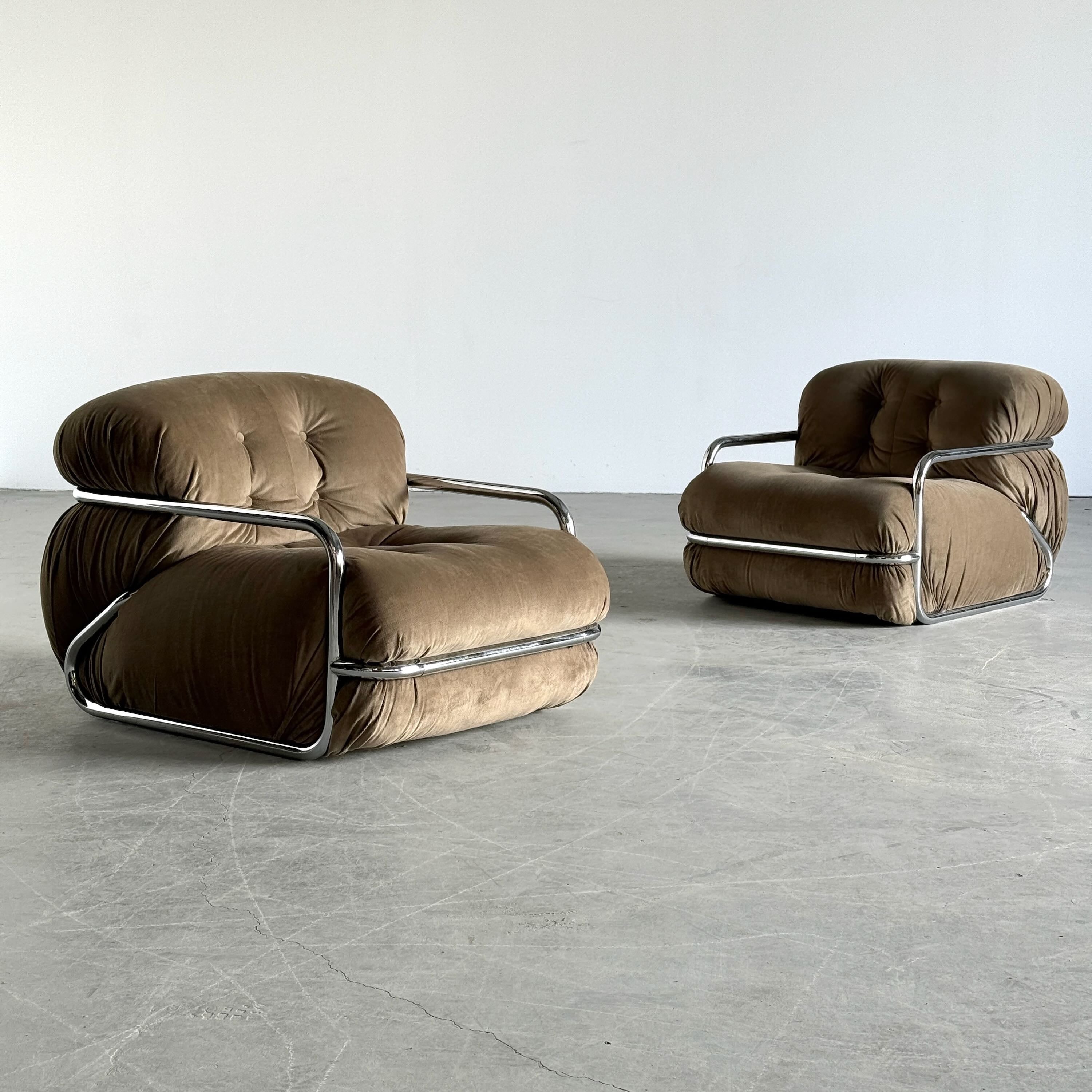 Vintage Italian Armchairs by Mario Sabot