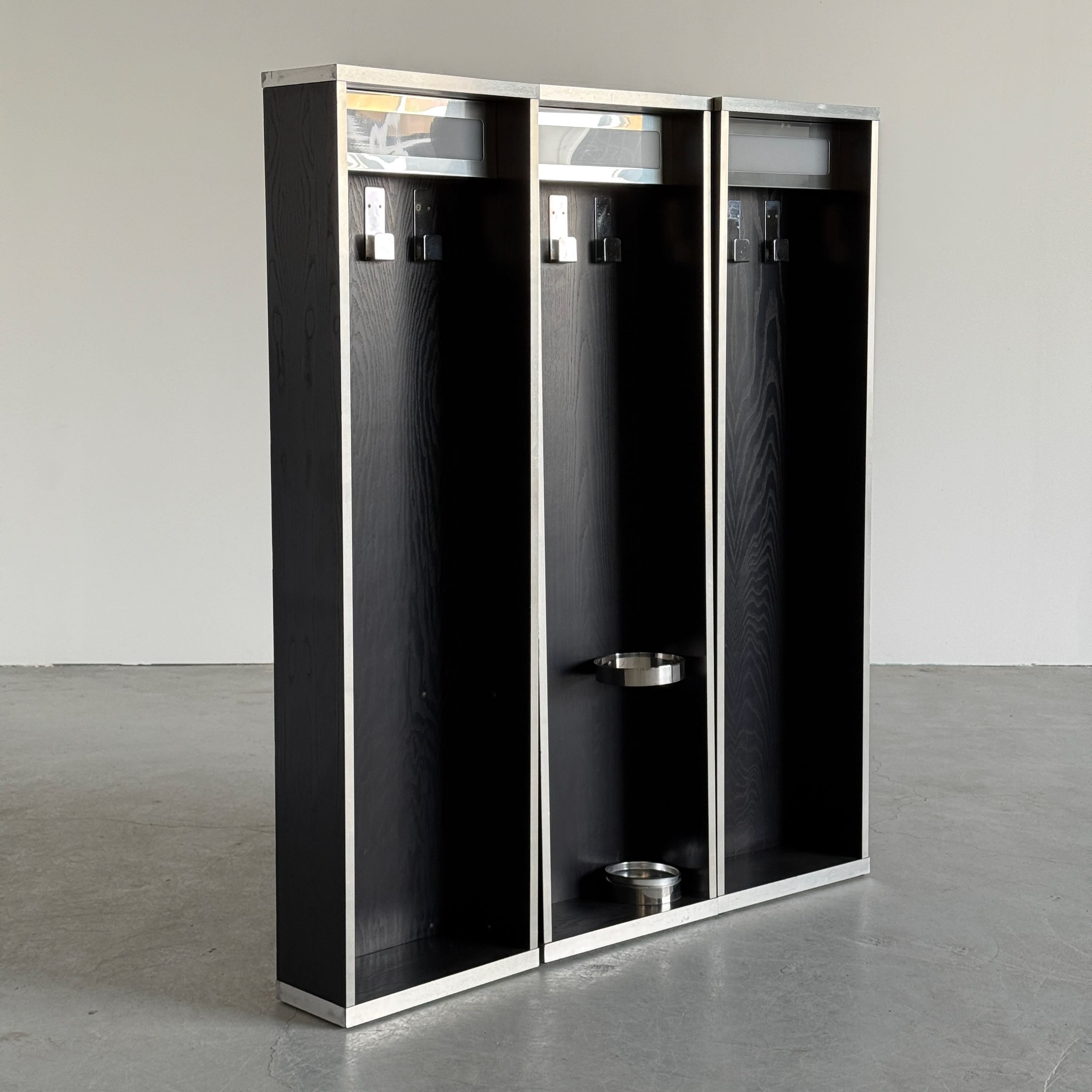 Modernist Hallway Wardrobe Unit with Lighting