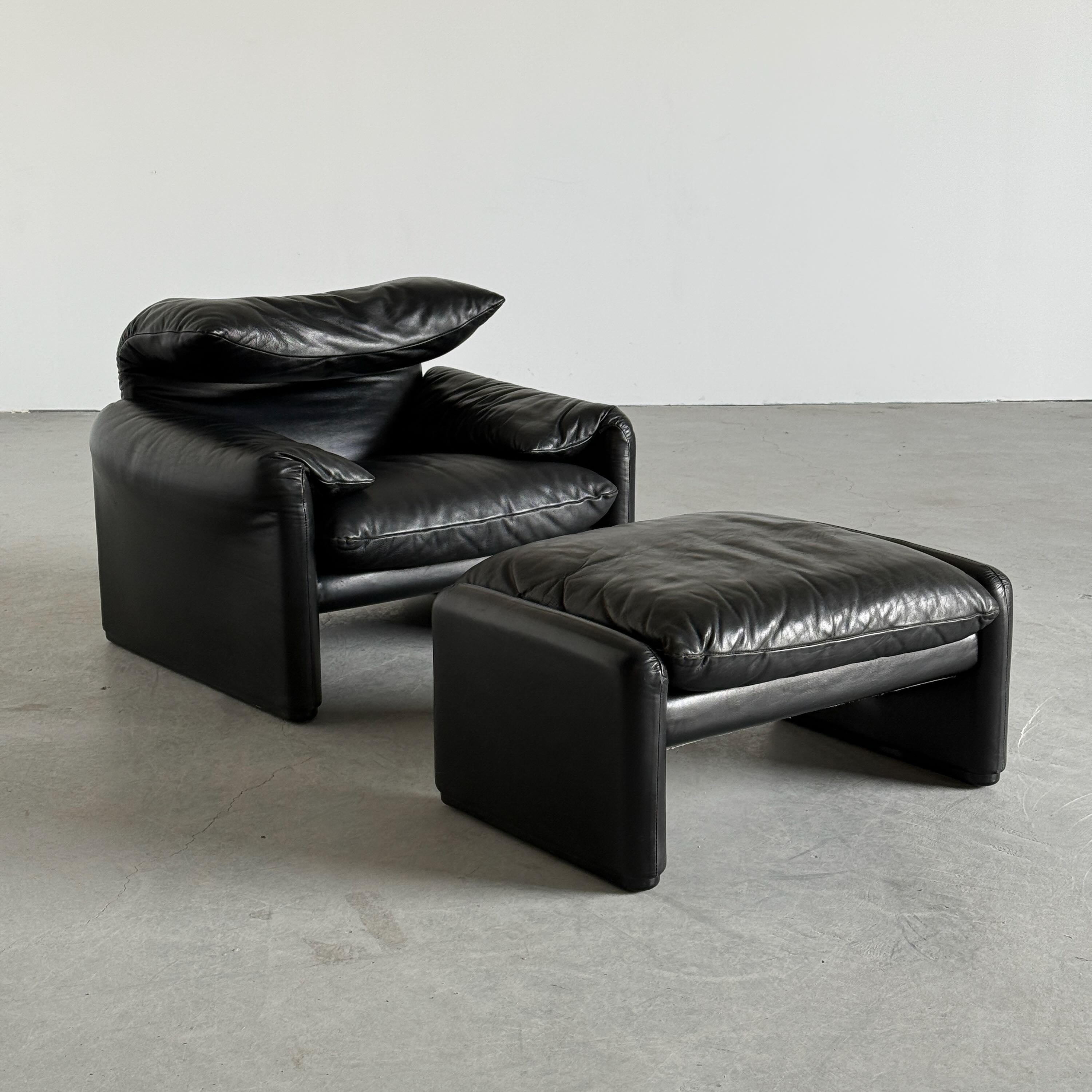 'Maralunga' Seating Set by Vico Magistretti for Cassina