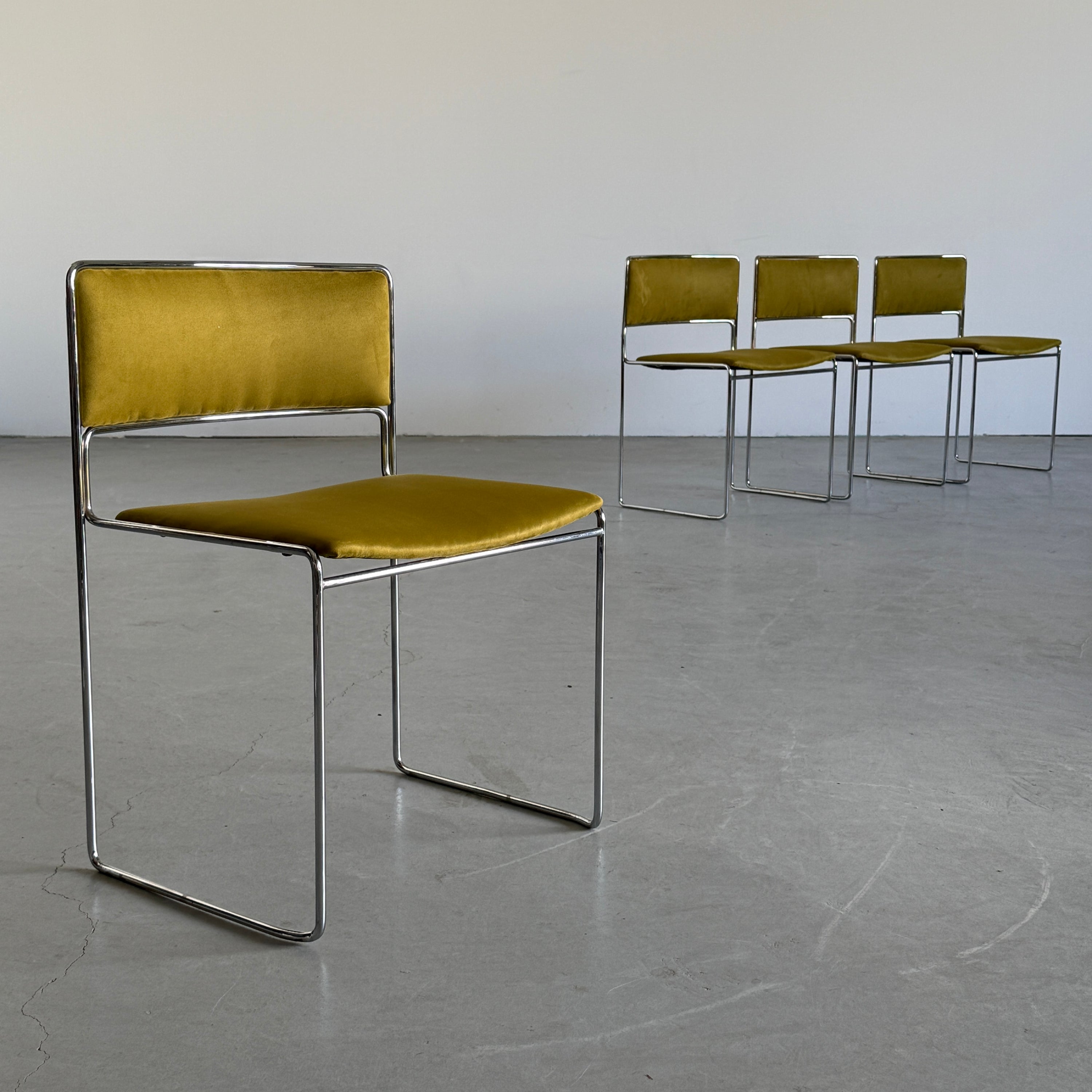 FK90 Chairs by Preben Fabricius and Jorgen Kastholm for Kill International