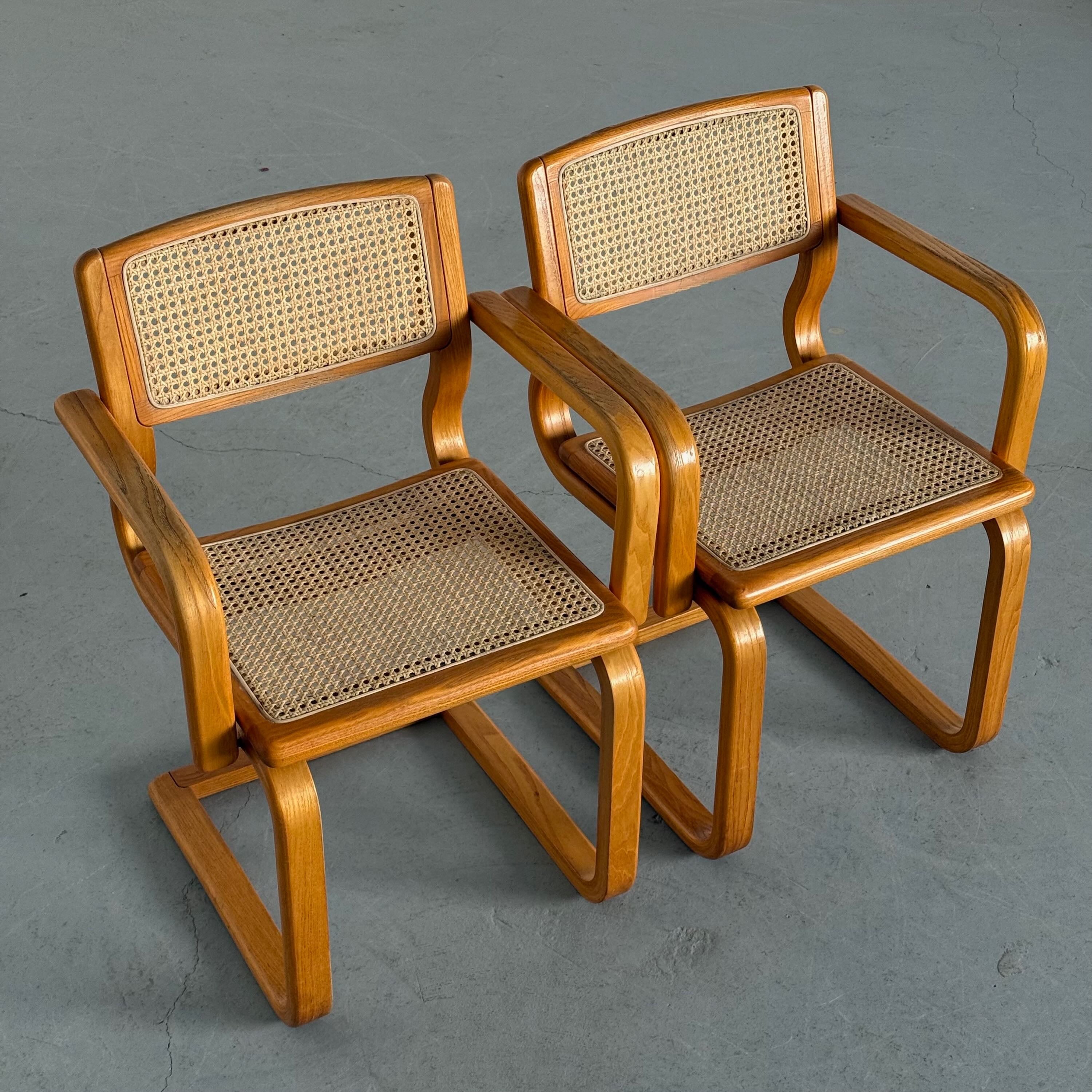 Cantilever Armchairs by Lübke
