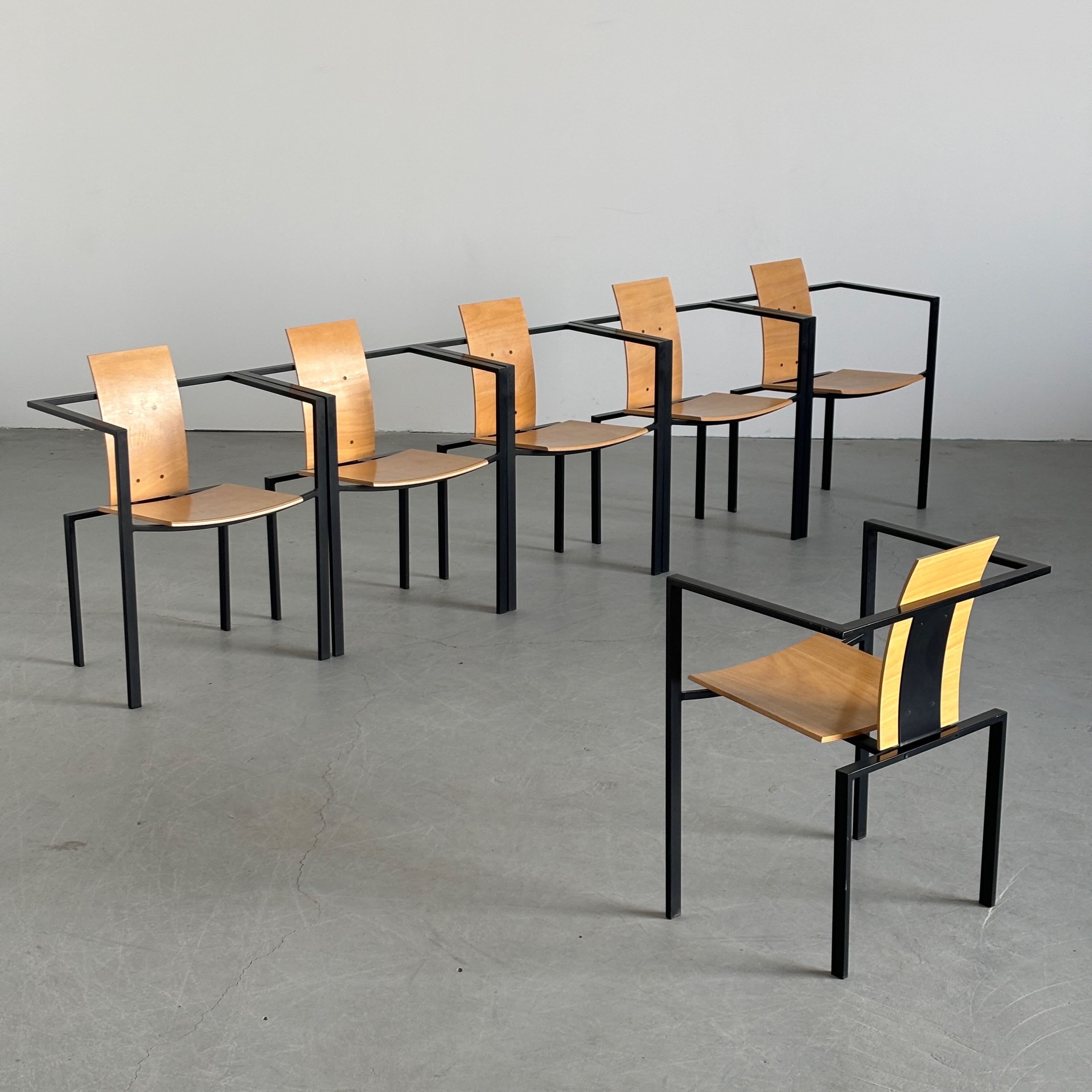 Geometrical Chairs by Karl Friedrich Förster for KFF