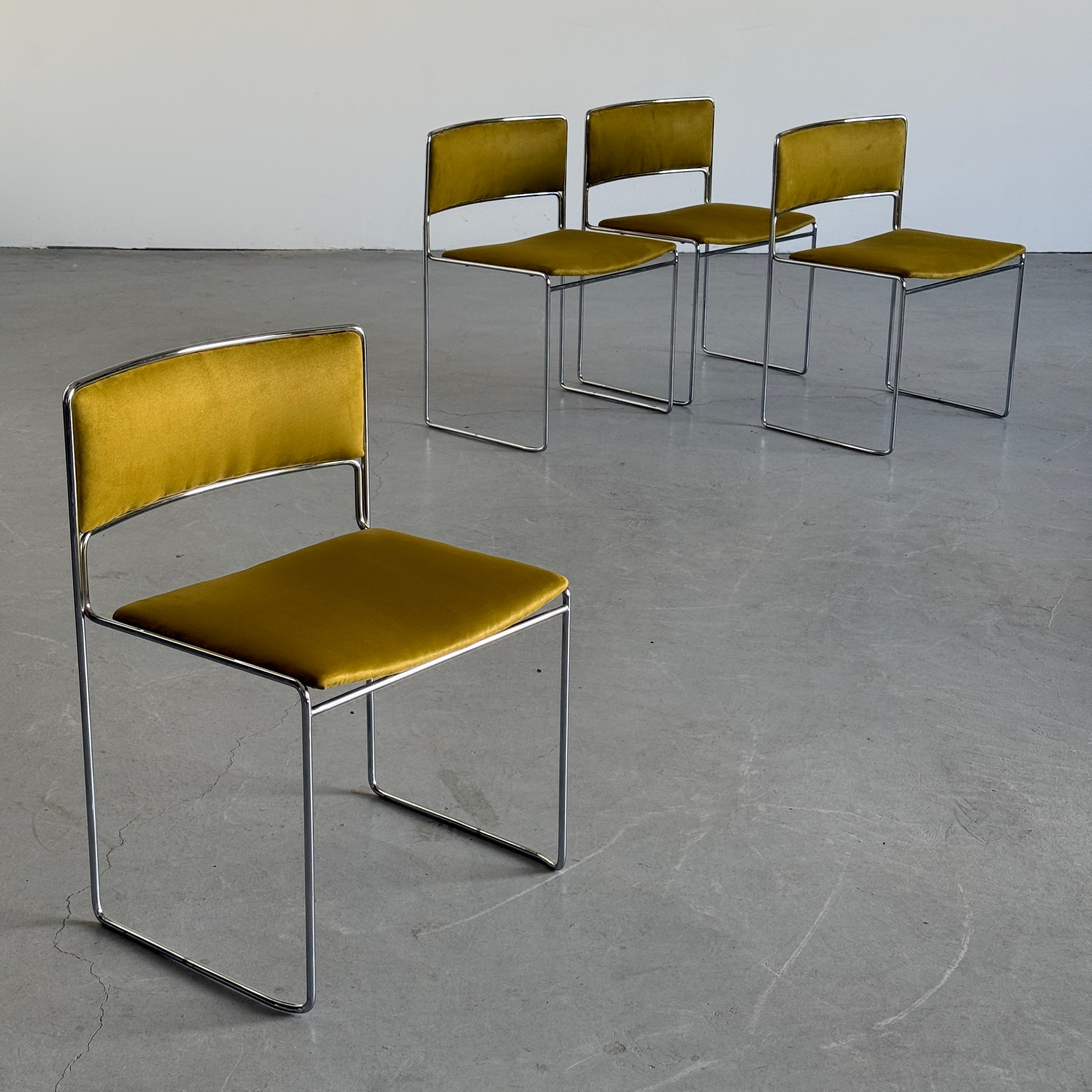 FK90 Chairs by Preben Fabricius and Jorgen Kastholm for Kill International