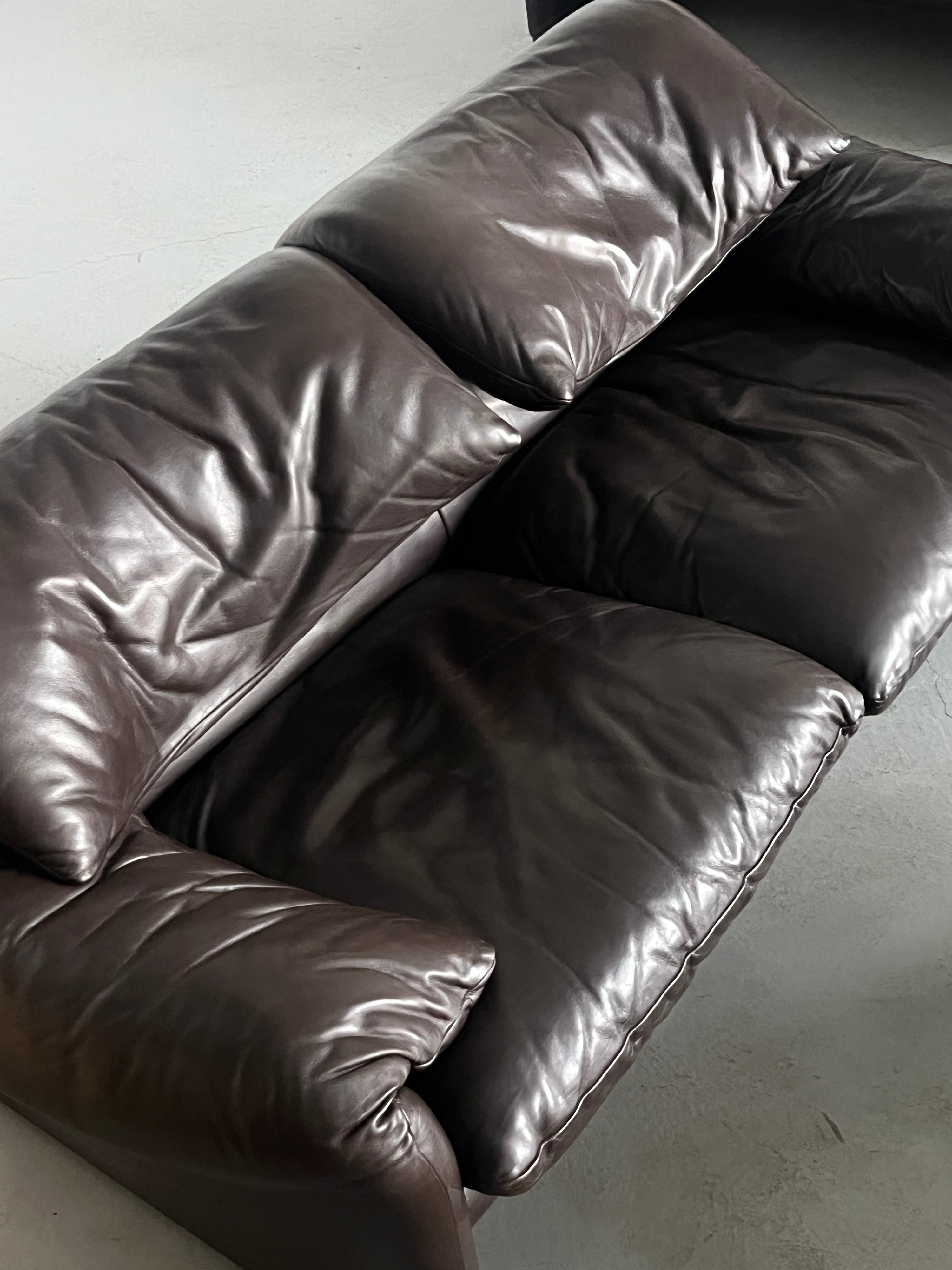 'Maralunga' Ensemble Seating Set by Vico Magistretti for Cassina