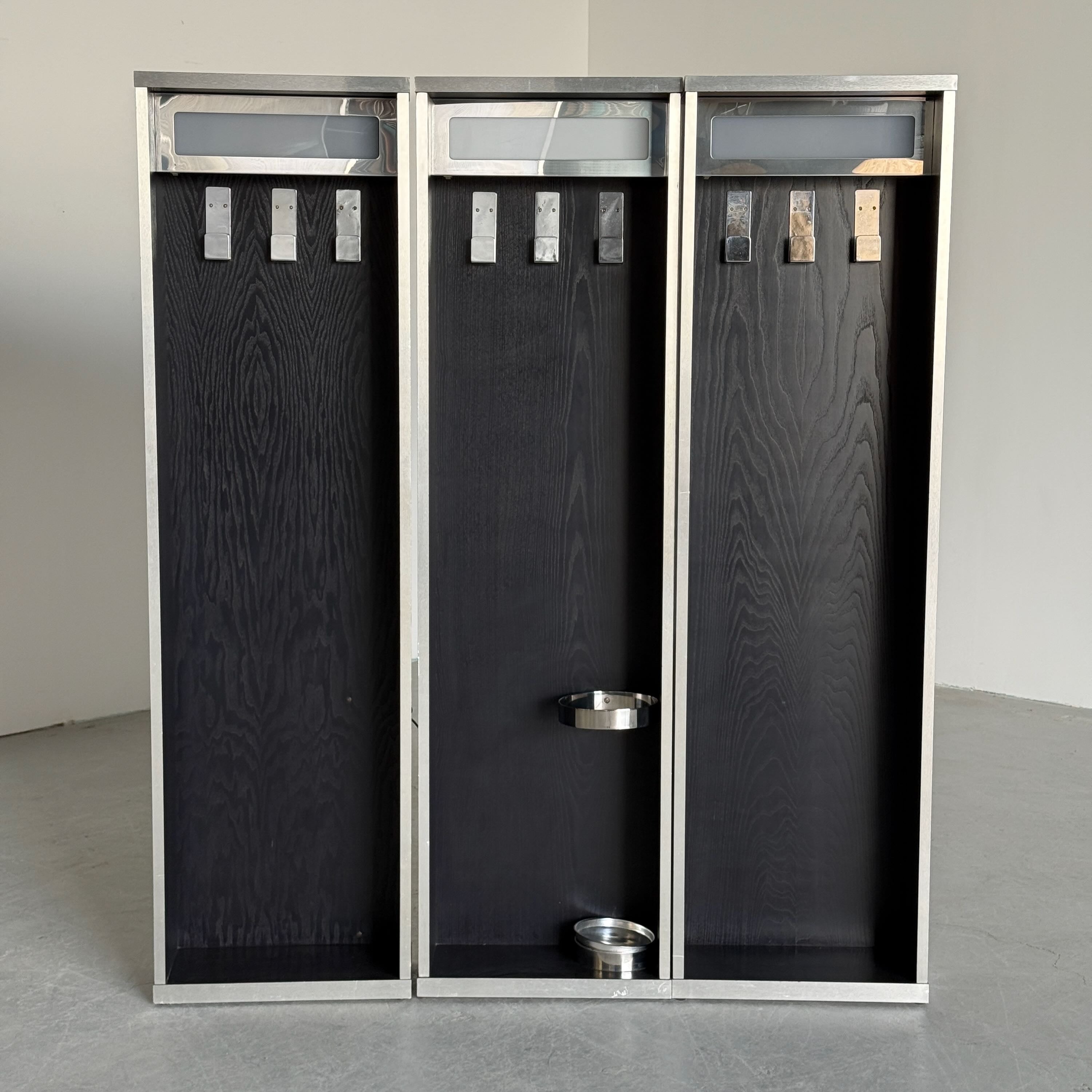 Modernist Hallway Wardrobe Unit with Lighting