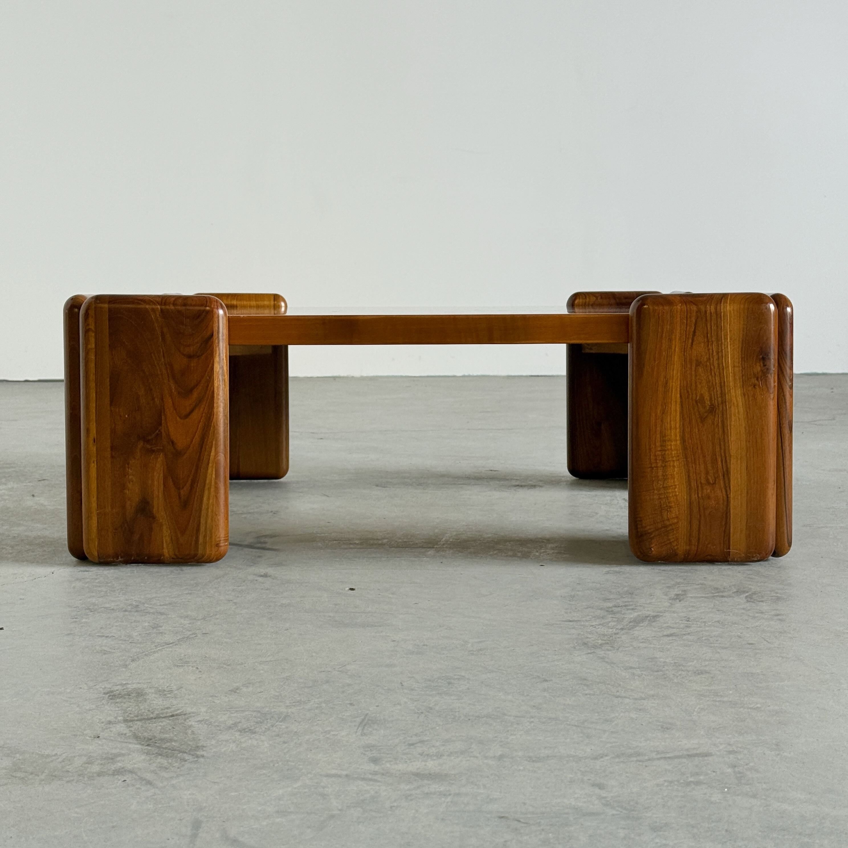 Walnut Coffee Table by Mario Marenco for Mobilgirgi
