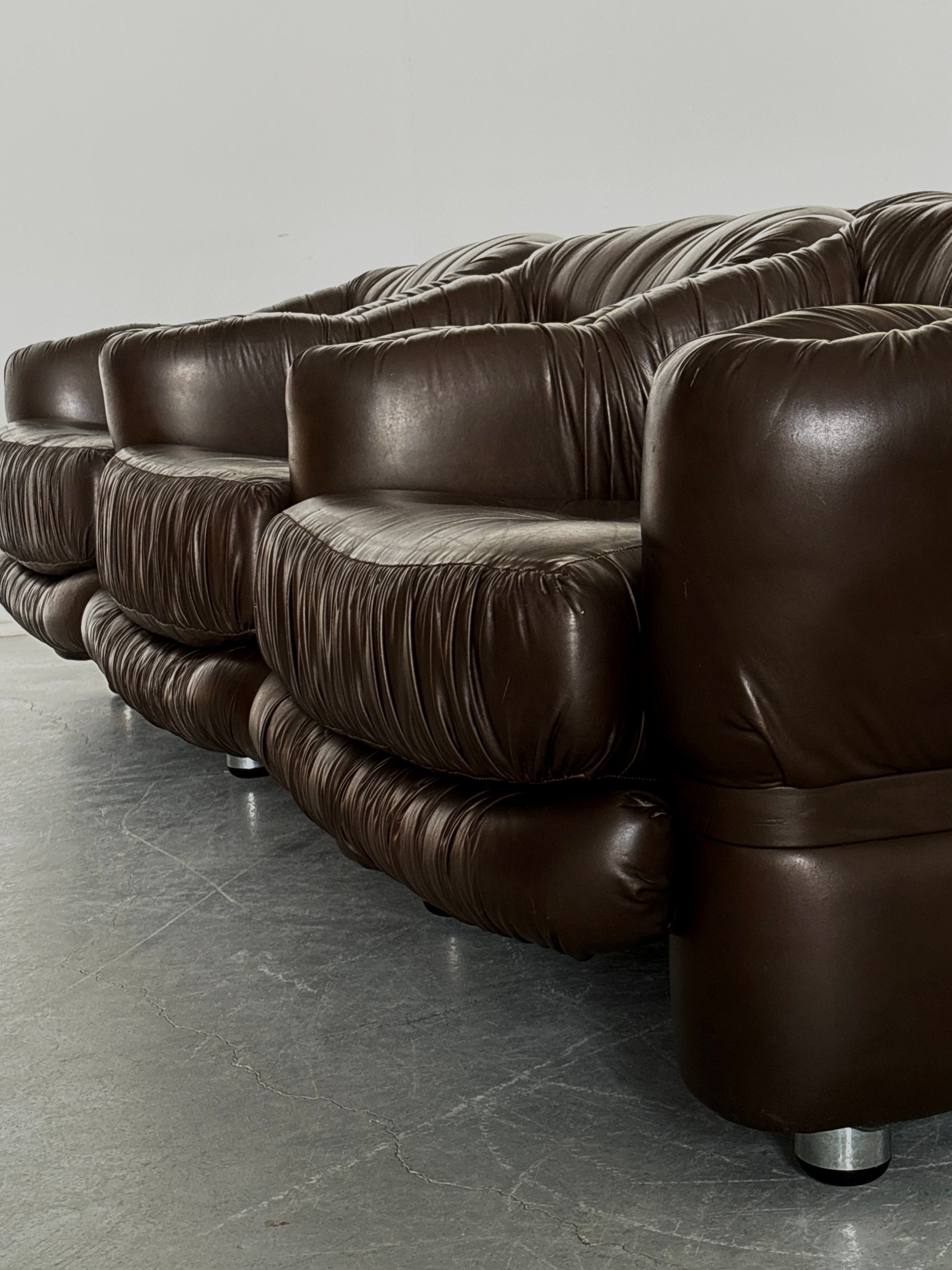 Three-Seater Sofa by Axel Di Pietrobon, 1970s Italy