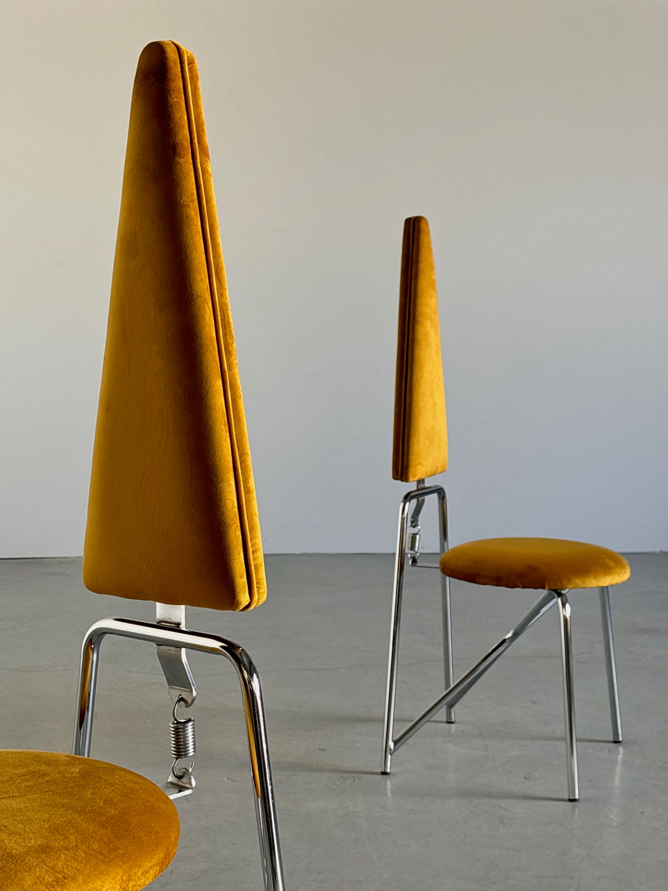 Geometric Dining Chairs by Rach Finazzi