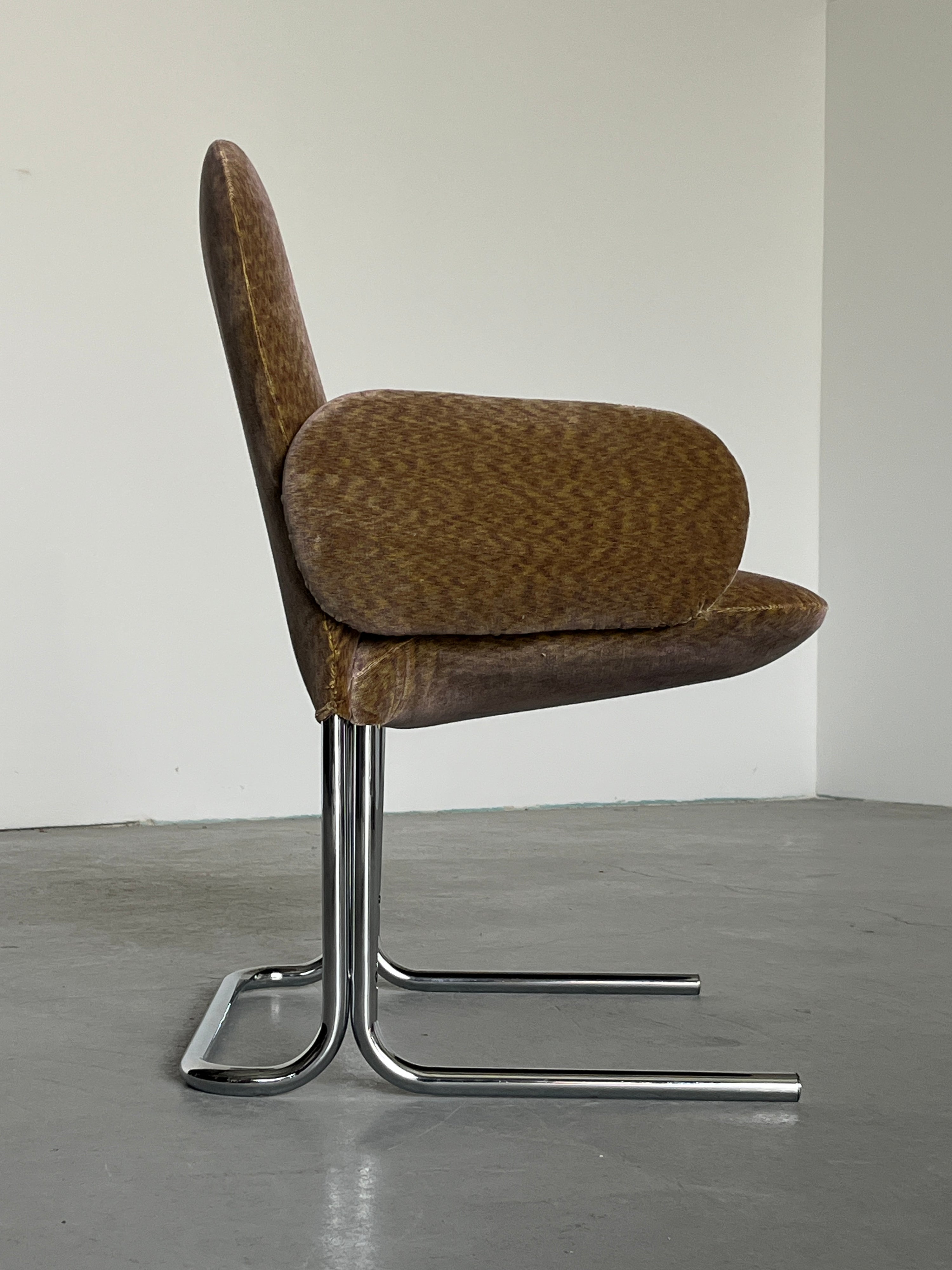 Armchair in Abstract Patterned Upholstery