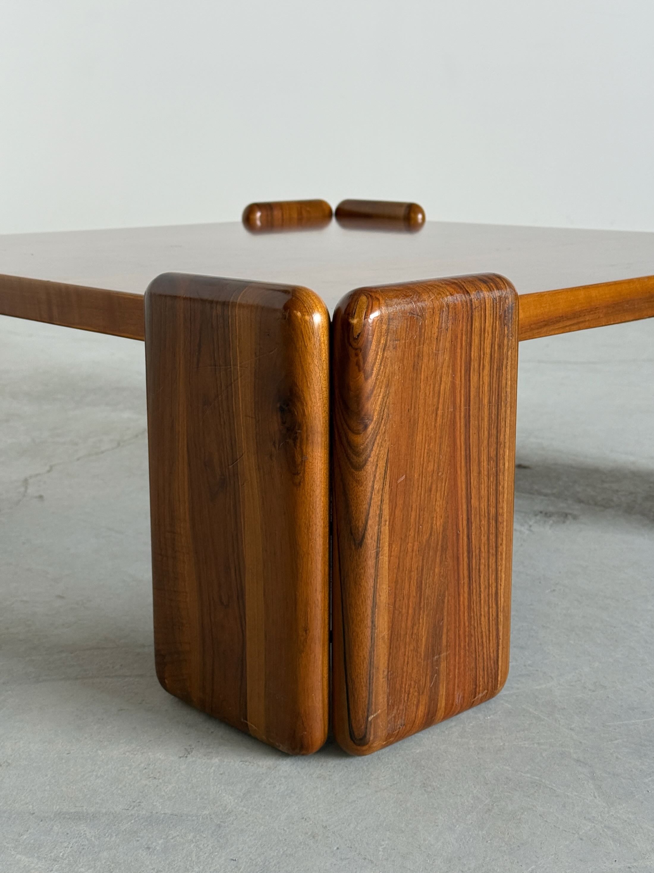 Walnut Coffee Table by Mario Marenco for Mobilgirgi