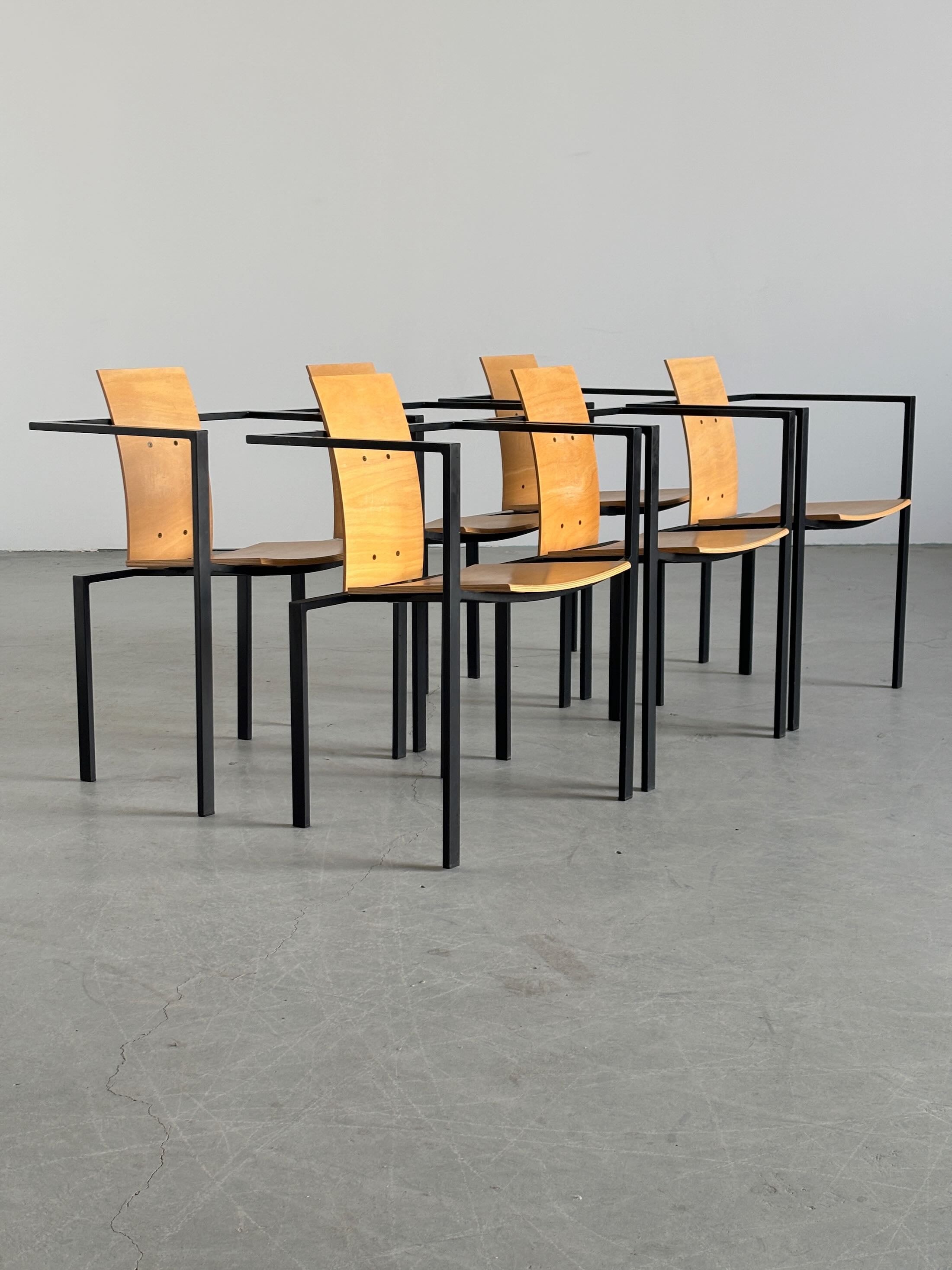 Geometrical Chairs by Karl Friedrich Förster for KFF