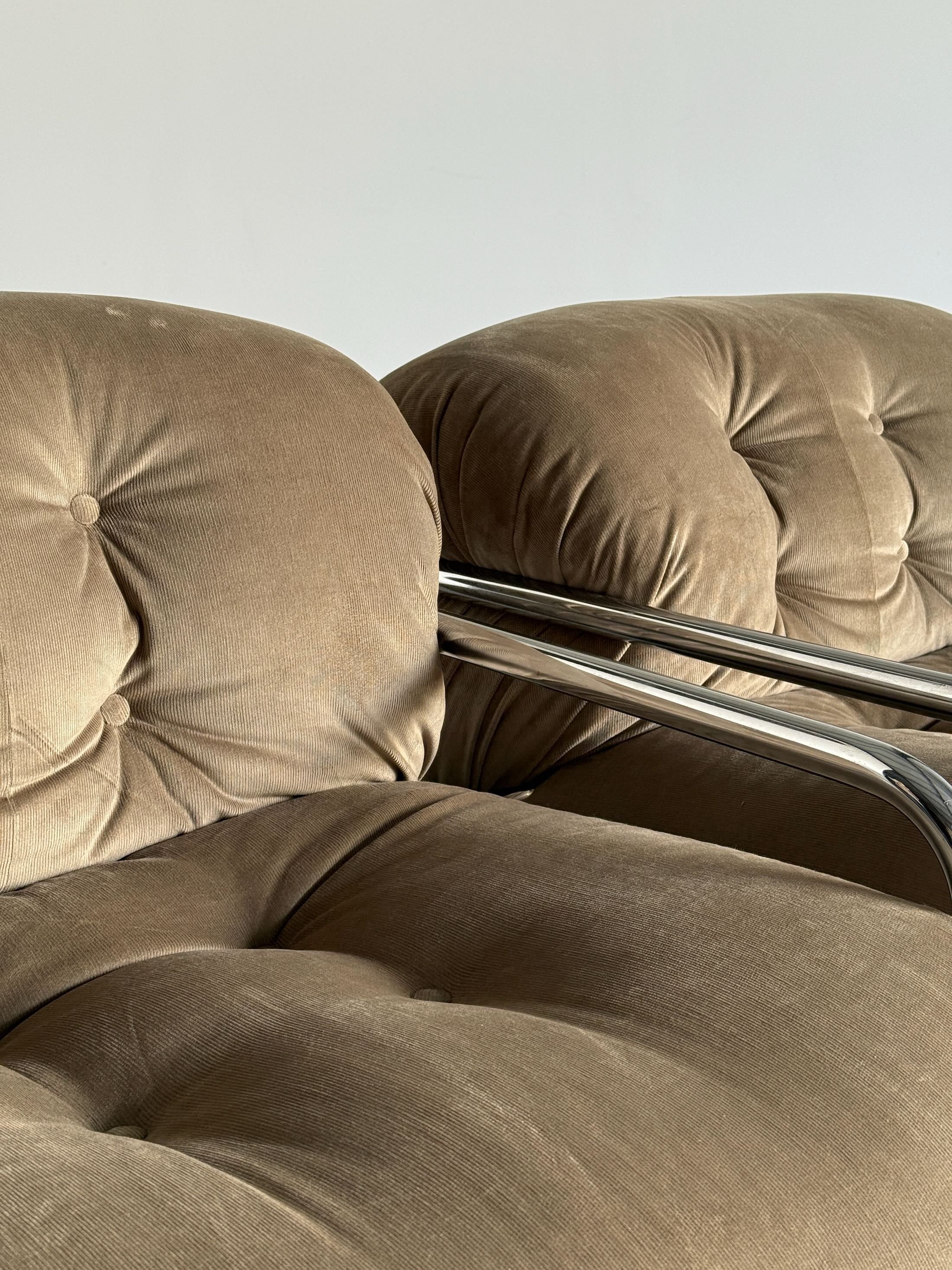 Vintage Italian Armchairs by Mario Sabot