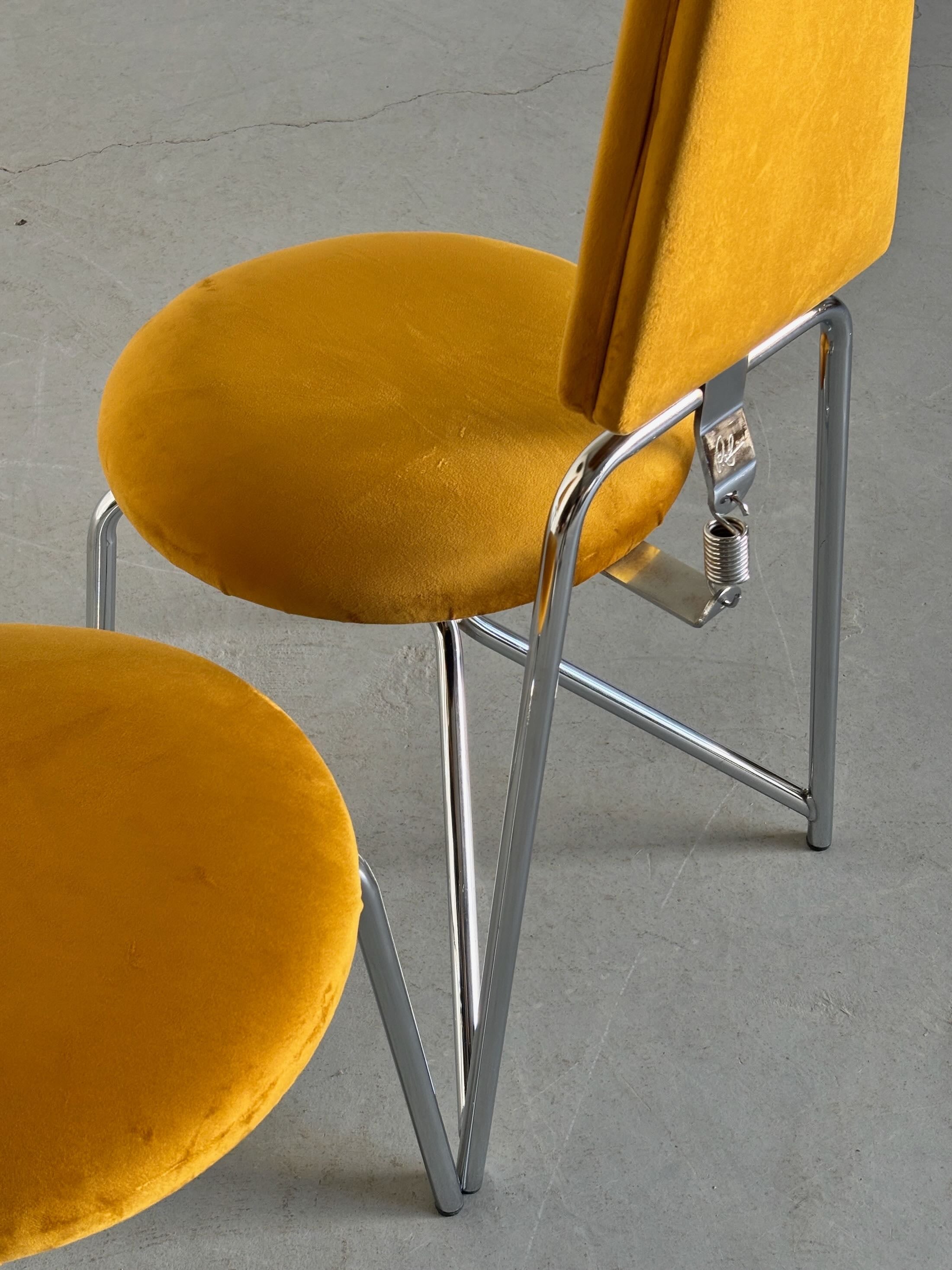 Geometric Dining Chairs by Rach Finazzi