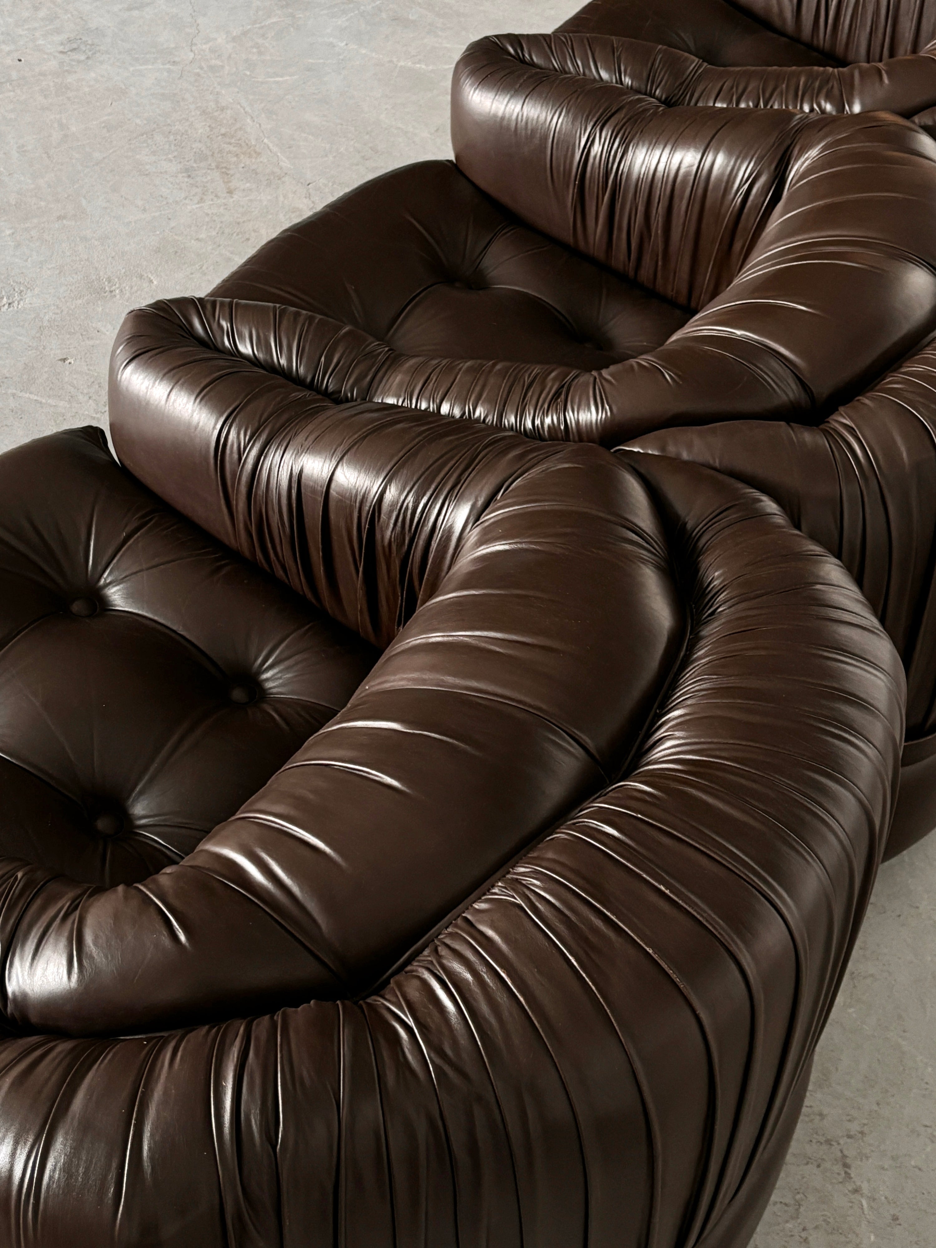Three-Seater Sofa by Axel Di Pietrobon, 1970s Italy