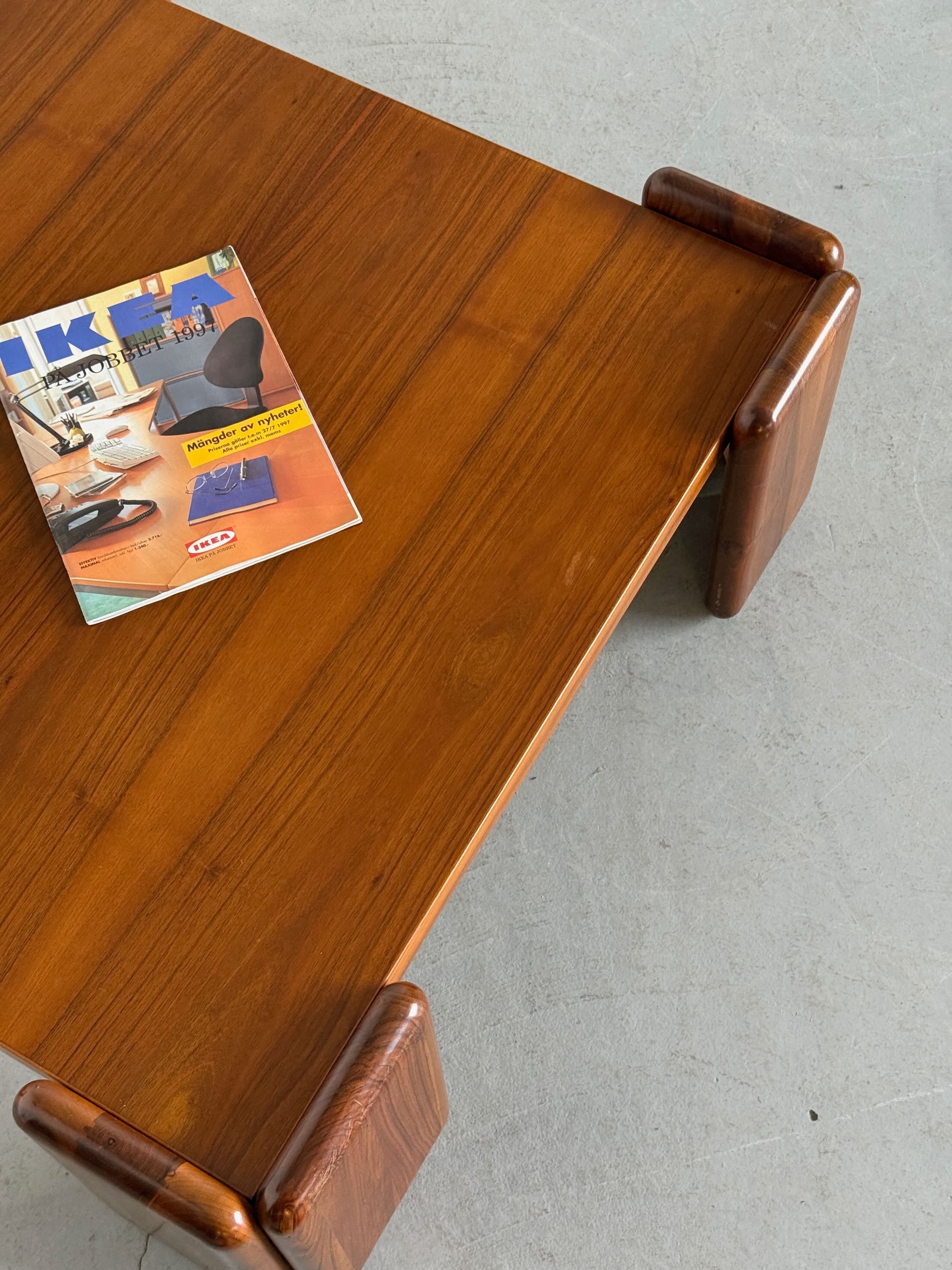 Walnut Coffee Table by Mario Marenco for Mobilgirgi