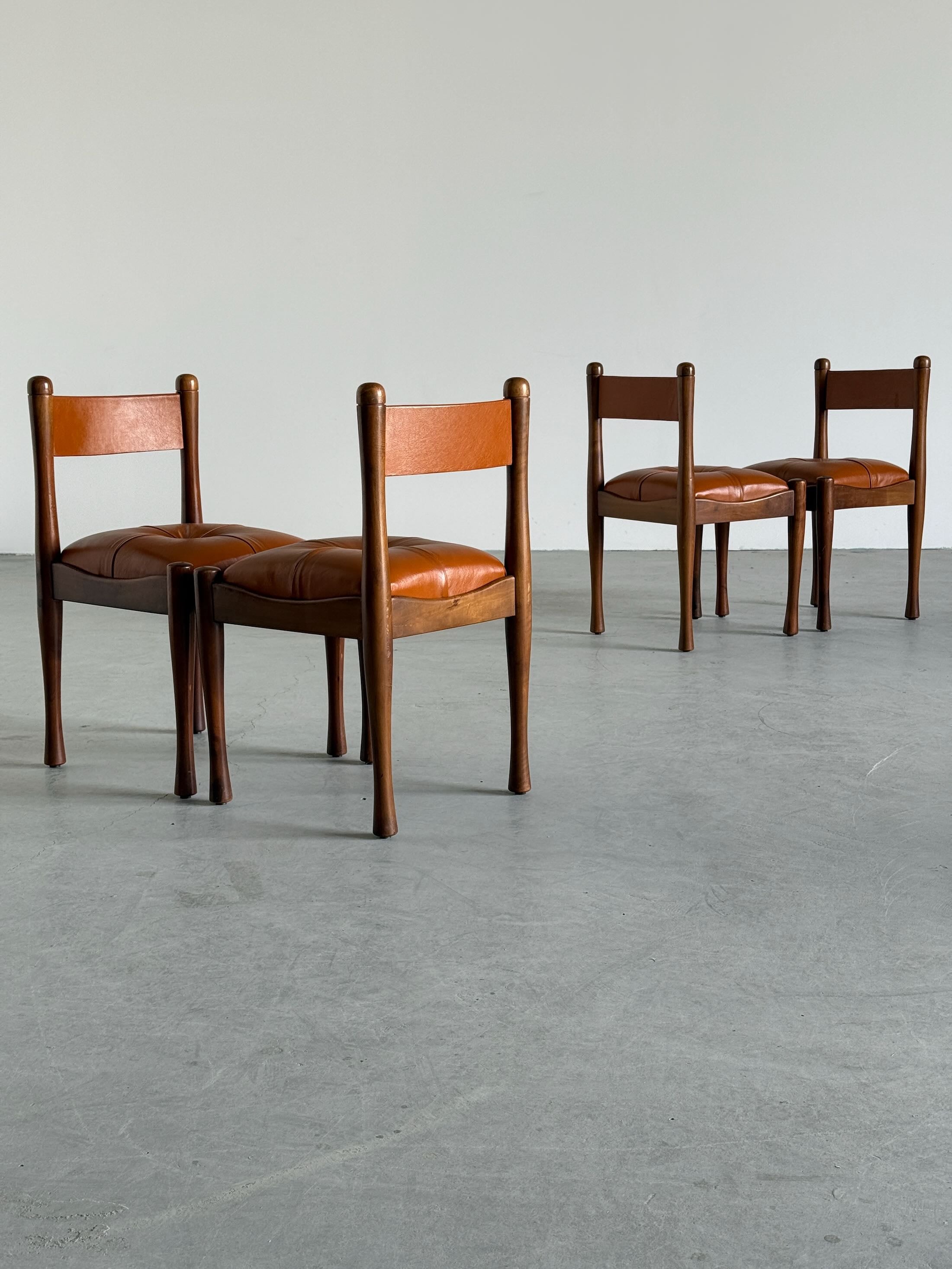 Dining Chairs by Silvio Coppola for Bernini