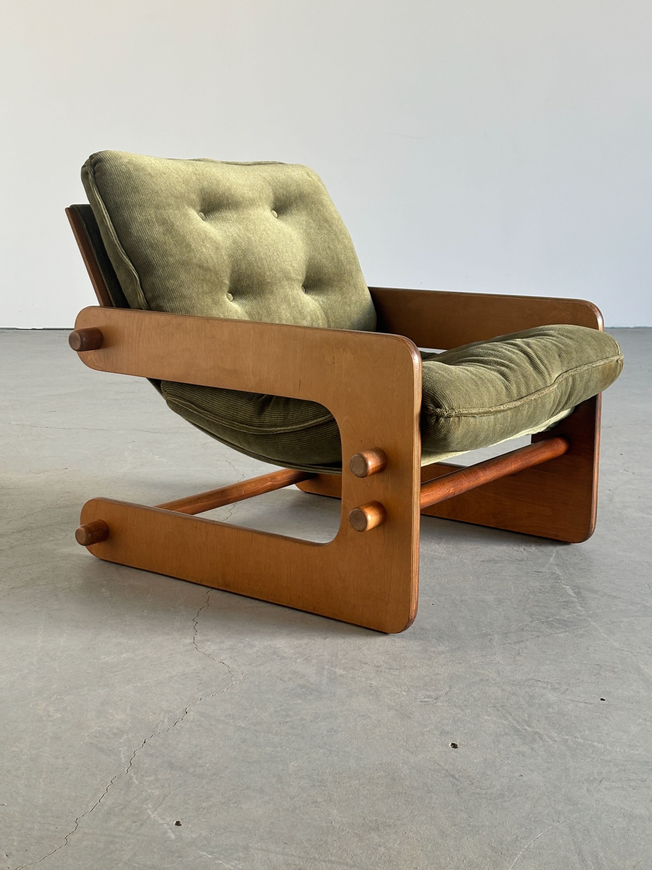 Cantilever Sling Lounge Chairs