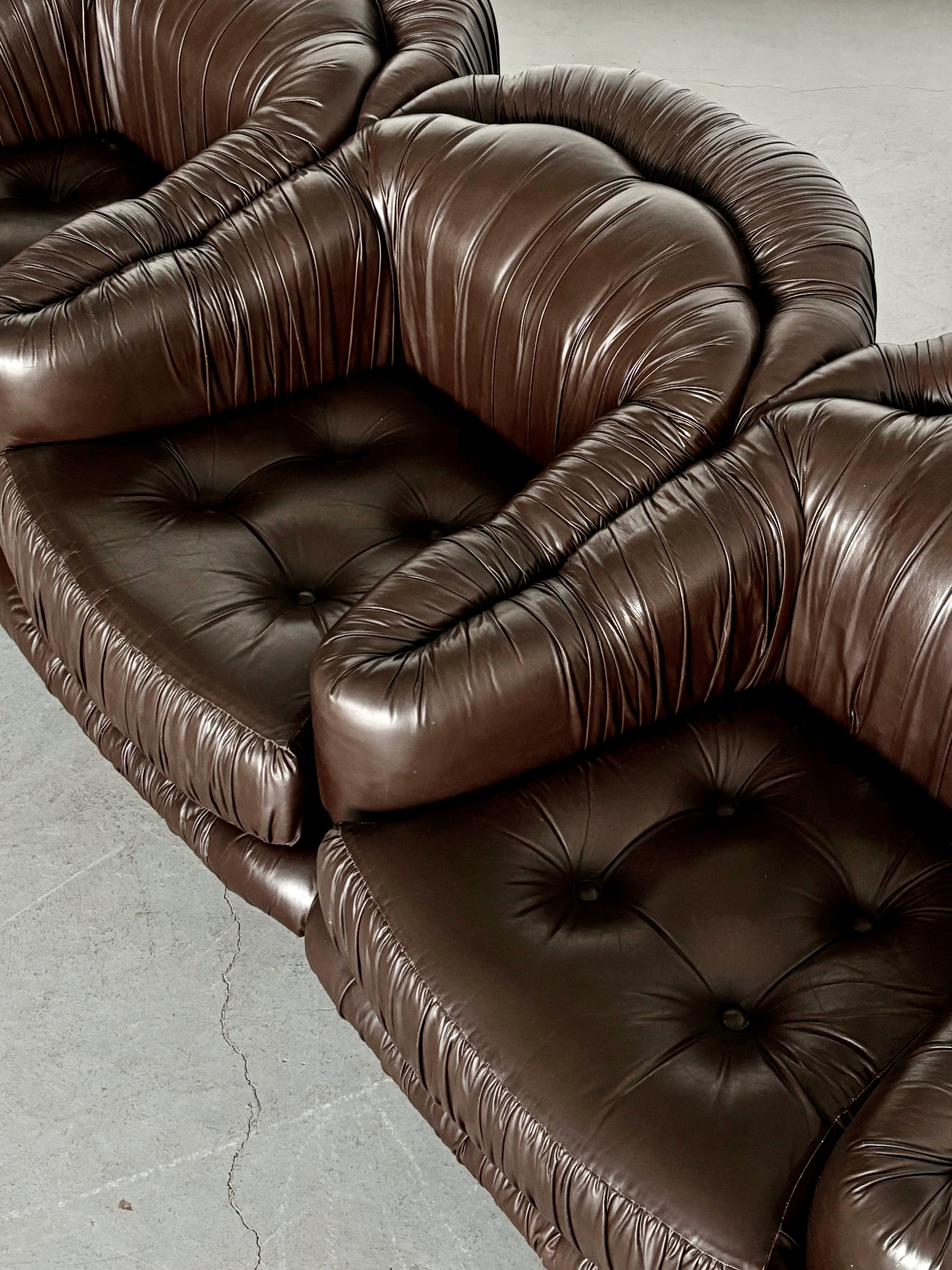 Three-Seater Sofa by Axel Di Pietrobon, 1970s Italy